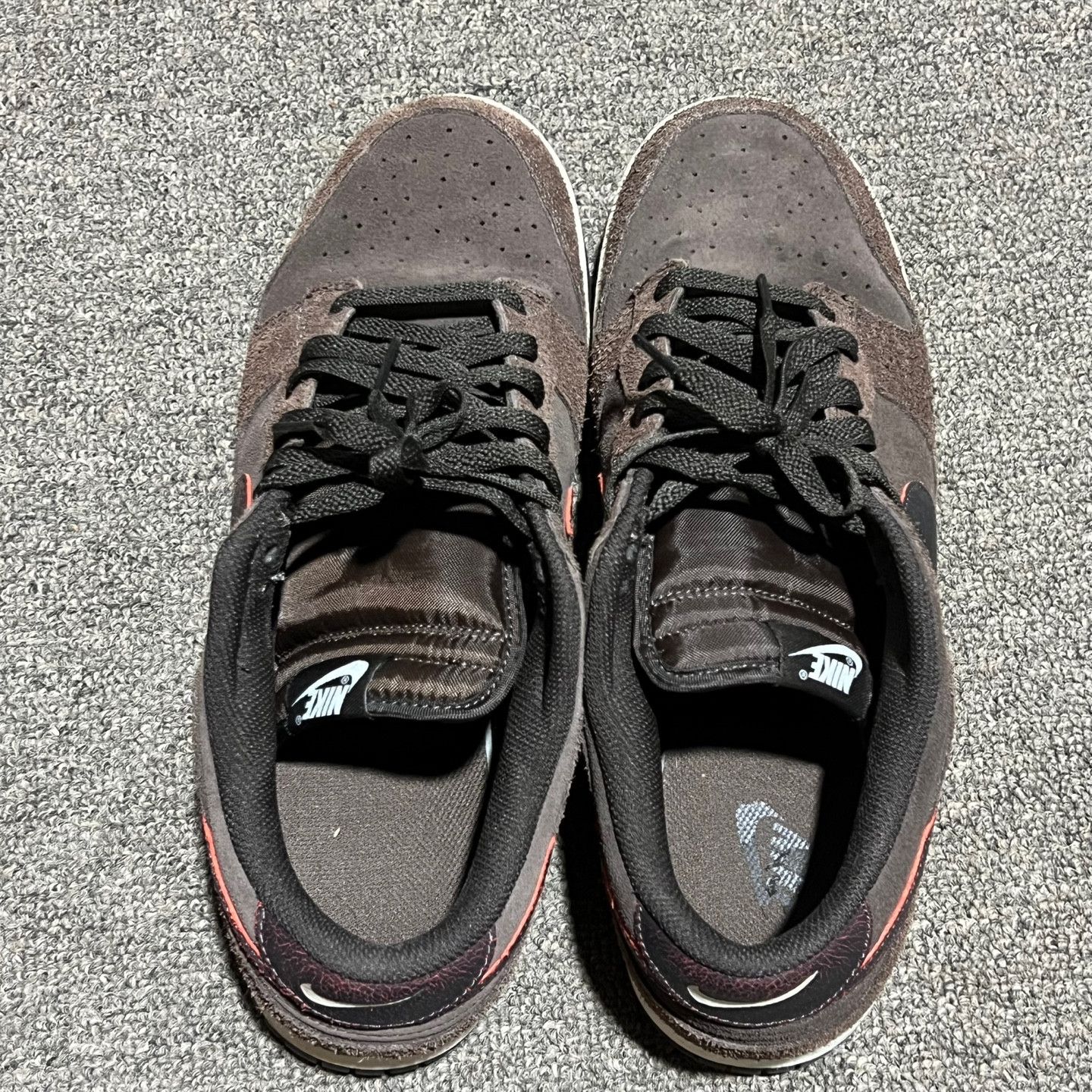 Nike Nike Dunk Low Premium Baroque Brown and Team Orange 295 Size US 11.5 / EU 44-45 - 4 Thumbnail