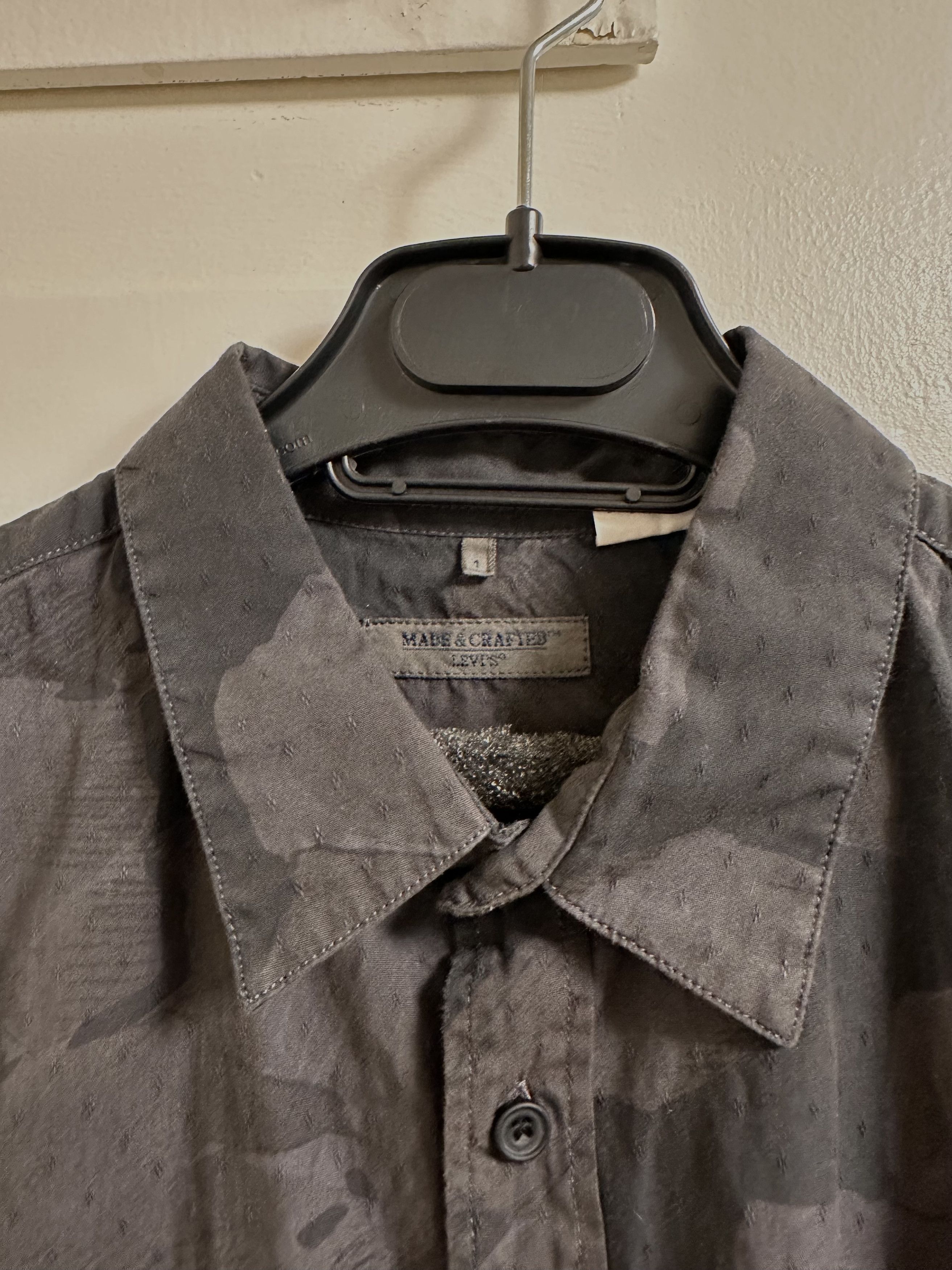 Levi's Made & Crafted Levi's Made & Crafted Black Floral Print Shirt Size US S / EU 44-46 / 1 - 3 Thumbnail