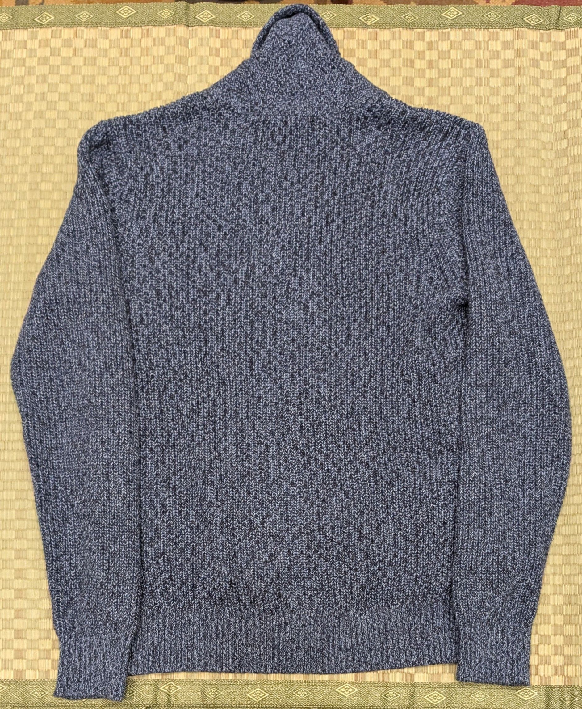 Faherty Faherty Marled Cotton Cashmere Cardigan Navy Night Size US M / EU 48-50 / 2 - 2 Thumbnail