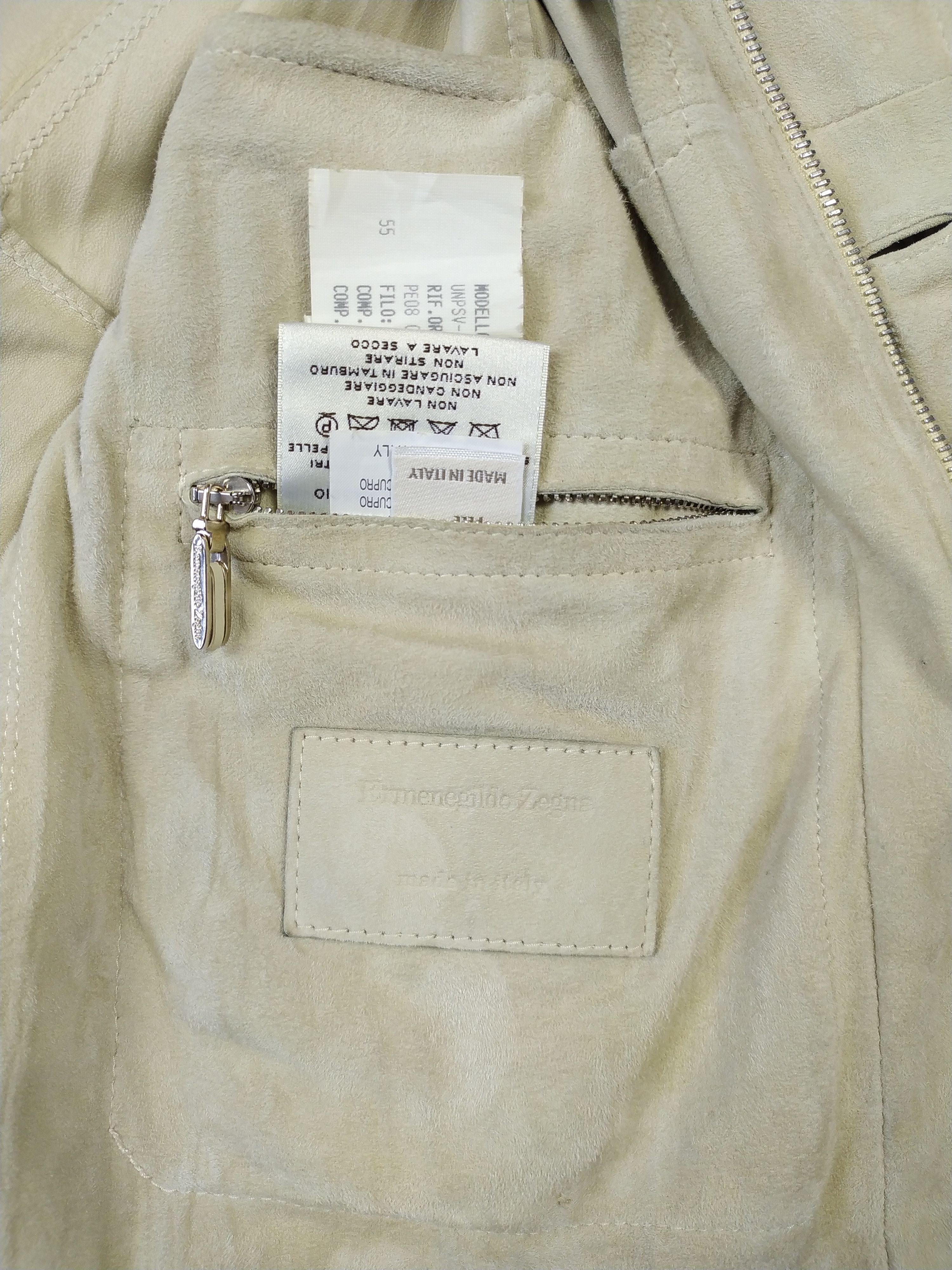 Ermenegildo Zegna Ermenegildo Zegna - suede leather jacket Size US L / EU 52-54 / 3 - 8 Thumbnail
