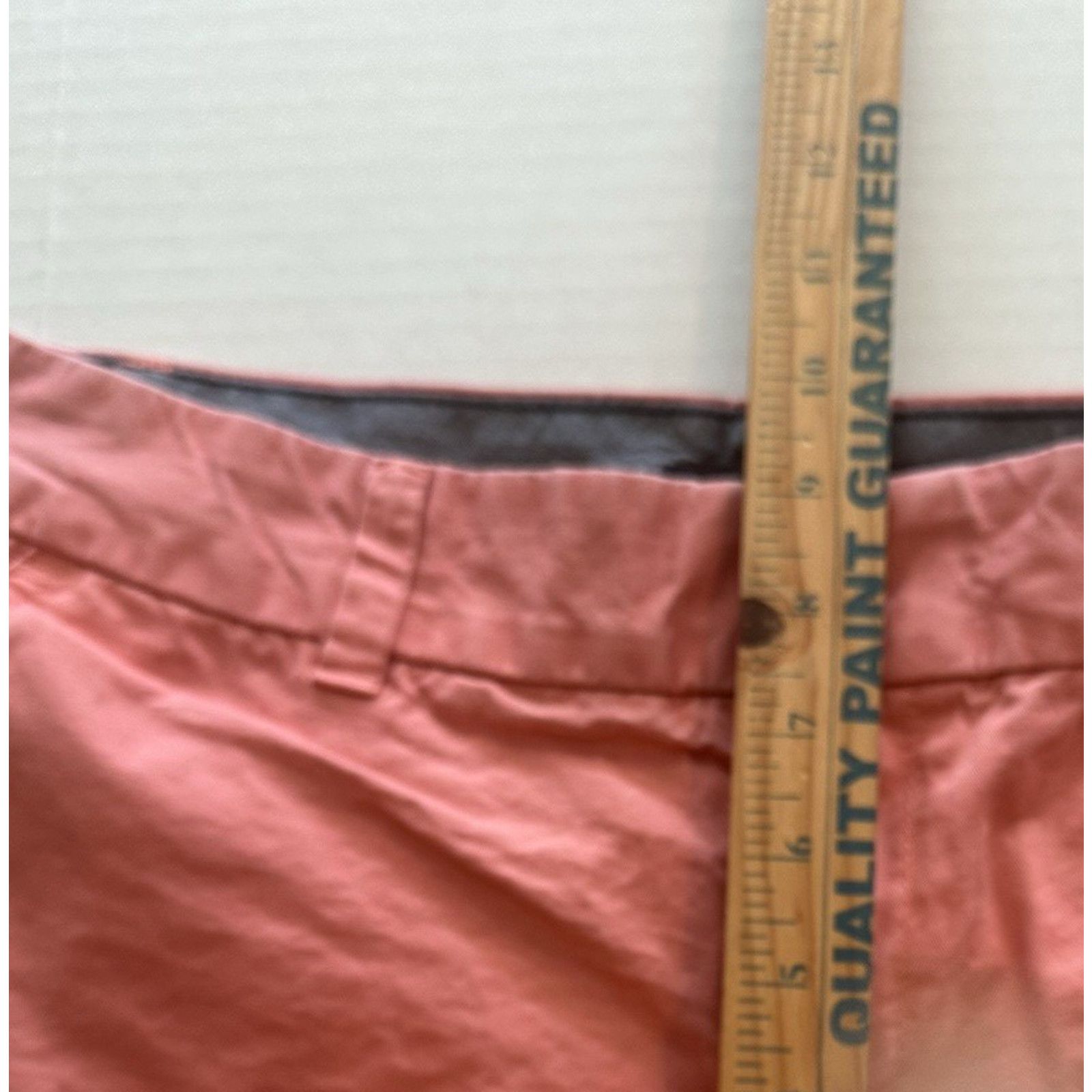Tommy Hilfiger Tommy Hilfiger Women's Chino Shorts Coral Pink sz 6, Cotton Size 28" / US 6 / IT 42 - 12 Thumbnail