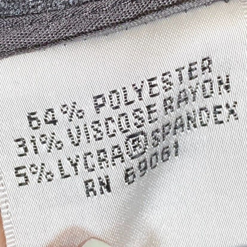 Talbots Talbots Womens Pants Gray High Rise Straight Workwear Polyester Blend Stretch 10 Size 24" / US 00 / IT 34 - 7 Thumbnail
