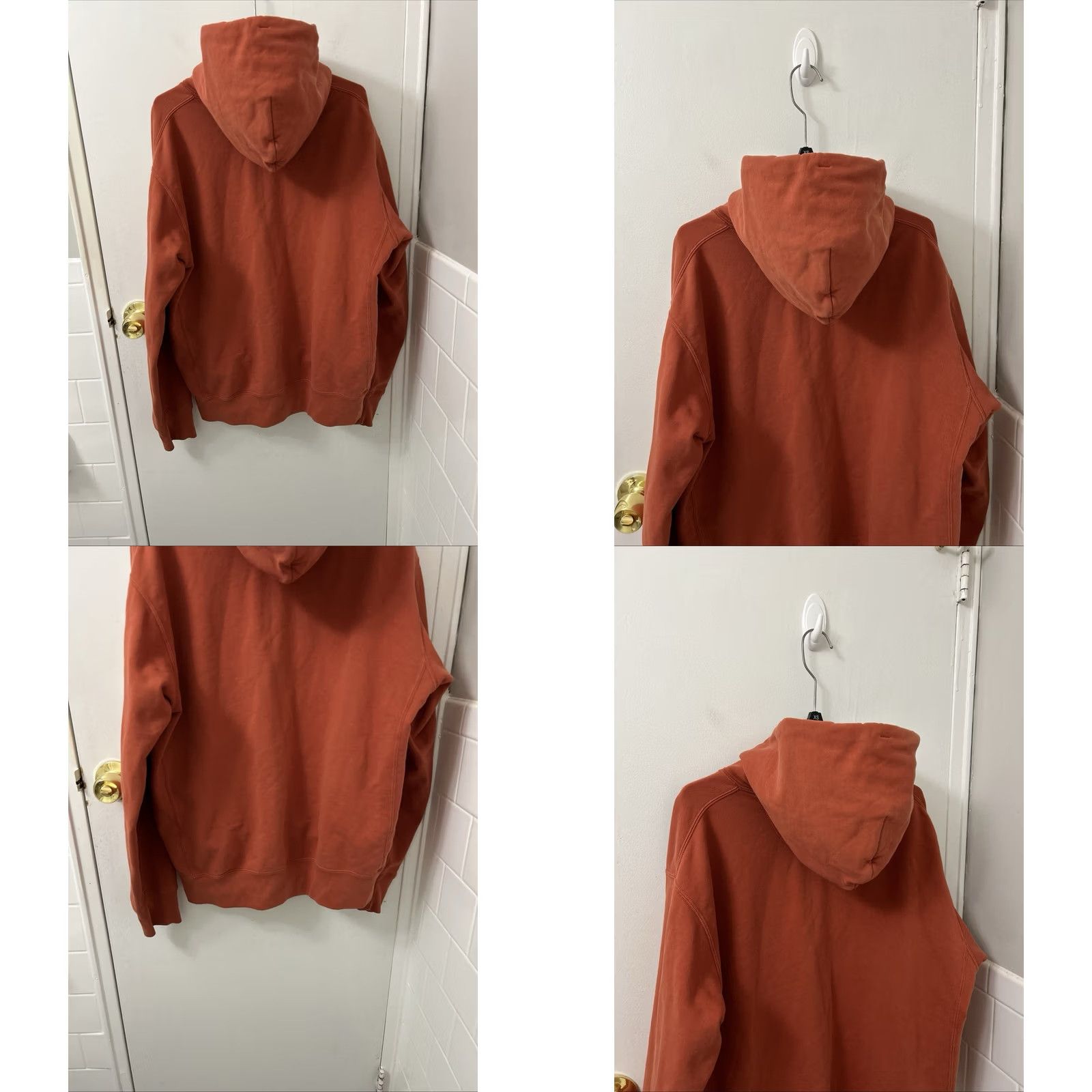 Uniqlo UNIQLO Hoodie Mens M Orange Pullover Sweatshirt Pockets Long Sleeve Capillary 26” Size US M / EU 48-50 / 2 - 8 Thumbnail