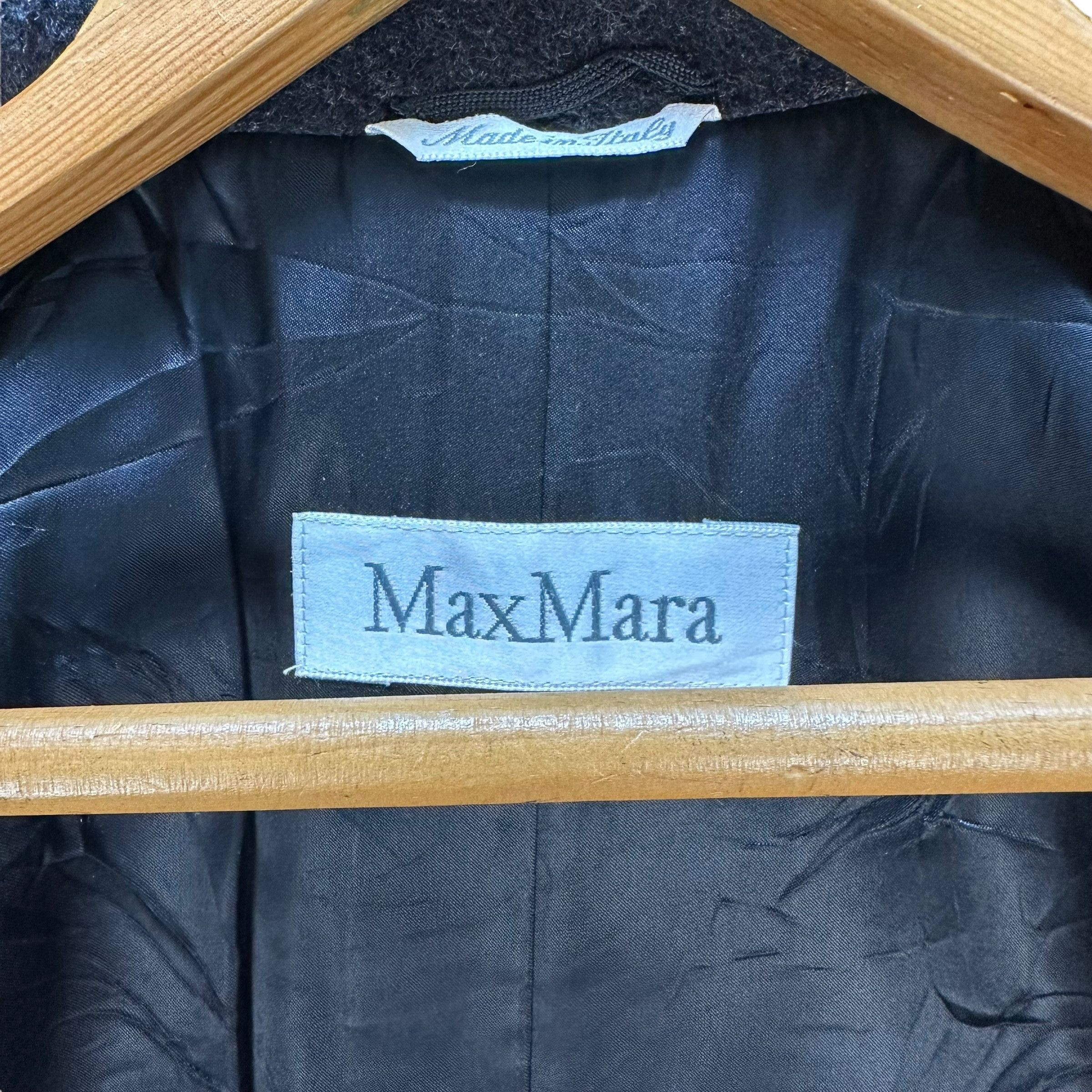 Max Mara MAXMARA Oversized A-Line Wool Coat Jacket #A71-1728 Size M / US 6-8 / IT 42-44 - 8 Thumbnail