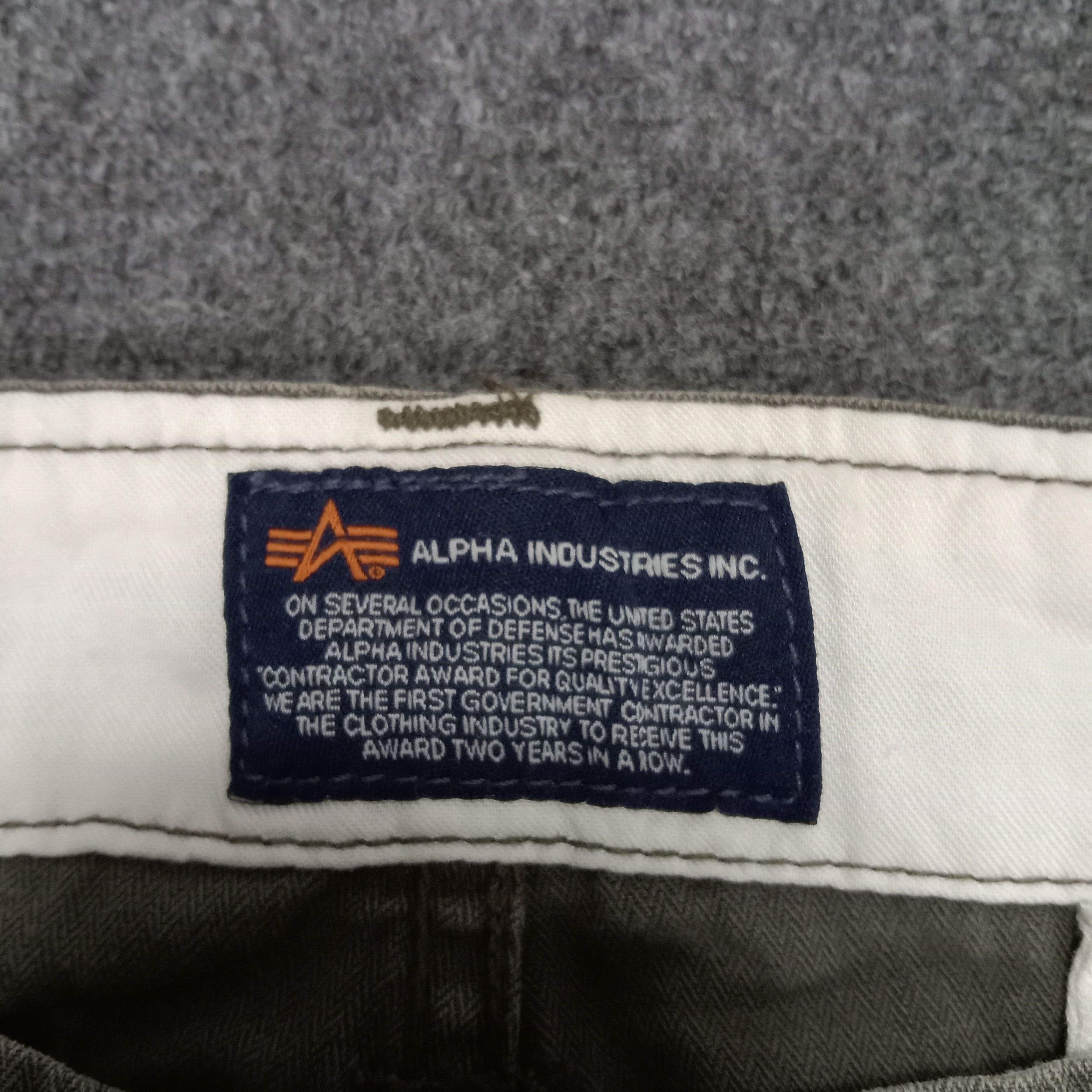 Alpha Industries × Vintage Alpha Industries Military Style Cargo Pants Size US 35 - 3 Thumbnail