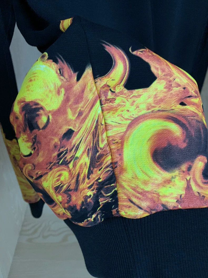 Other Givenchy Flame Print Crewneck Sweatshirt Size US S / EU 44-46 / 1 - 8 Thumbnail