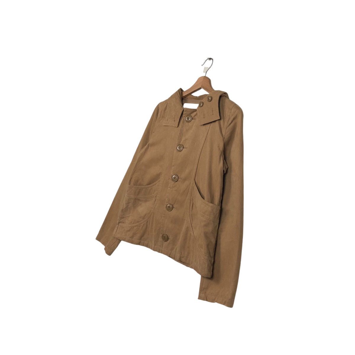 Issey Miyake 📌Vintage Cropped Biker Jacket Sunaokuwahara Duck Canvas Size US M / EU 48-50 / 2 - 3 Thumbnail
