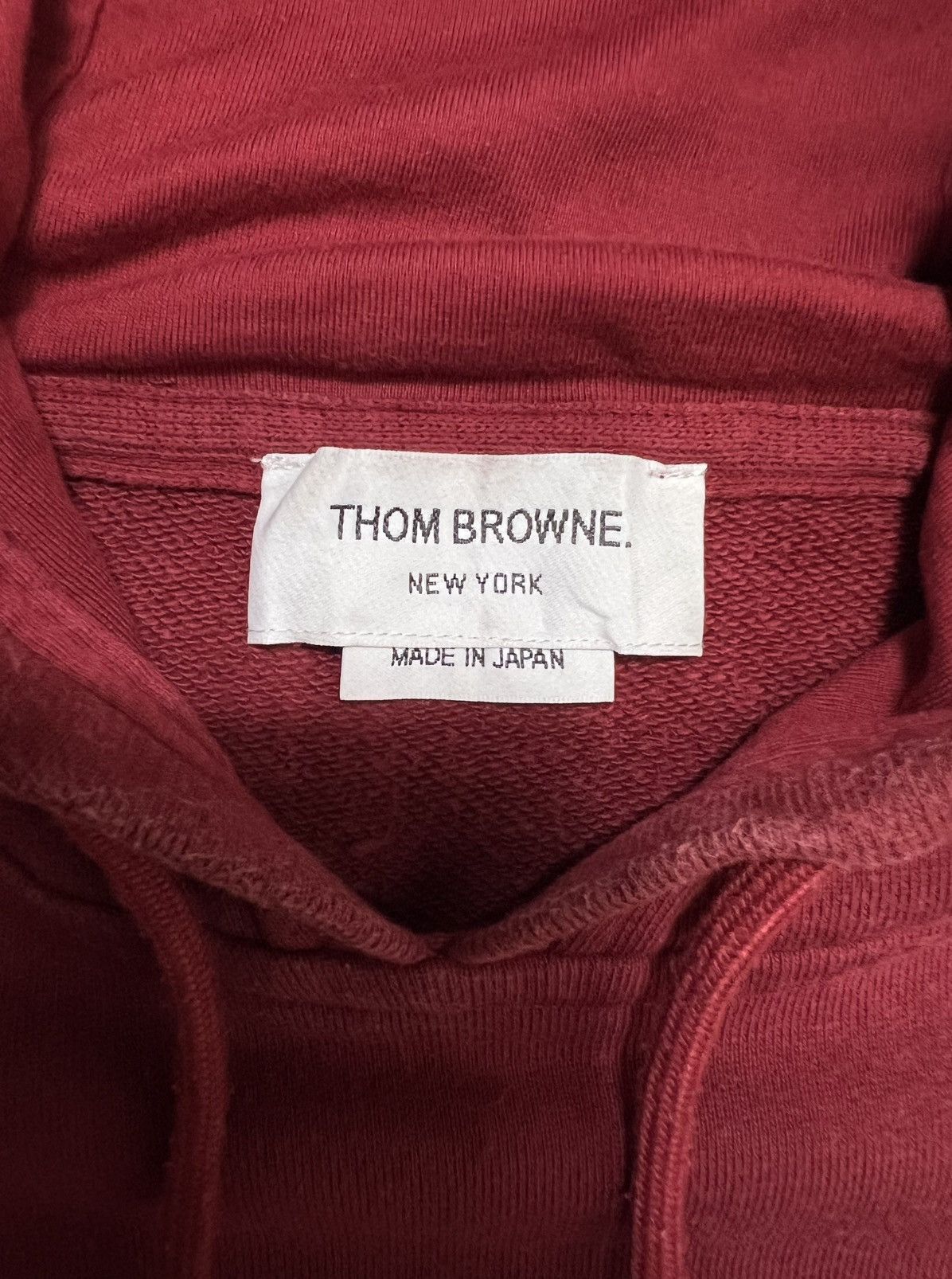 Thom Browne Thom Browne - 4 Bar Striped Loopback Cotton Jersey Hoodie Size US M / EU 48-50 / 2 - 16 Thumbnail