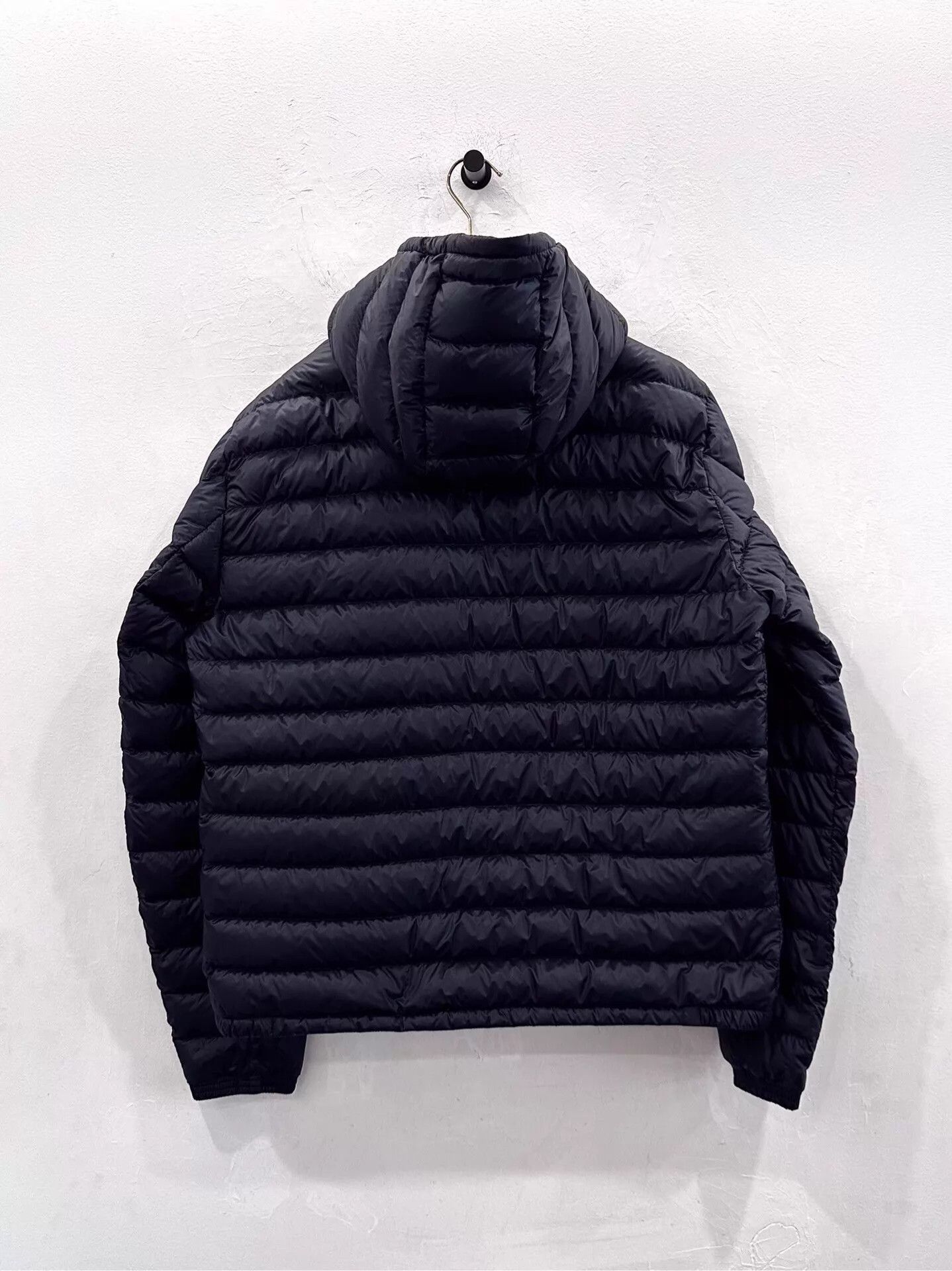 Moncler Black Quilted Hooded Puffer Jacket XXL Size US XXS / EU 40 - 3 Thumbnail