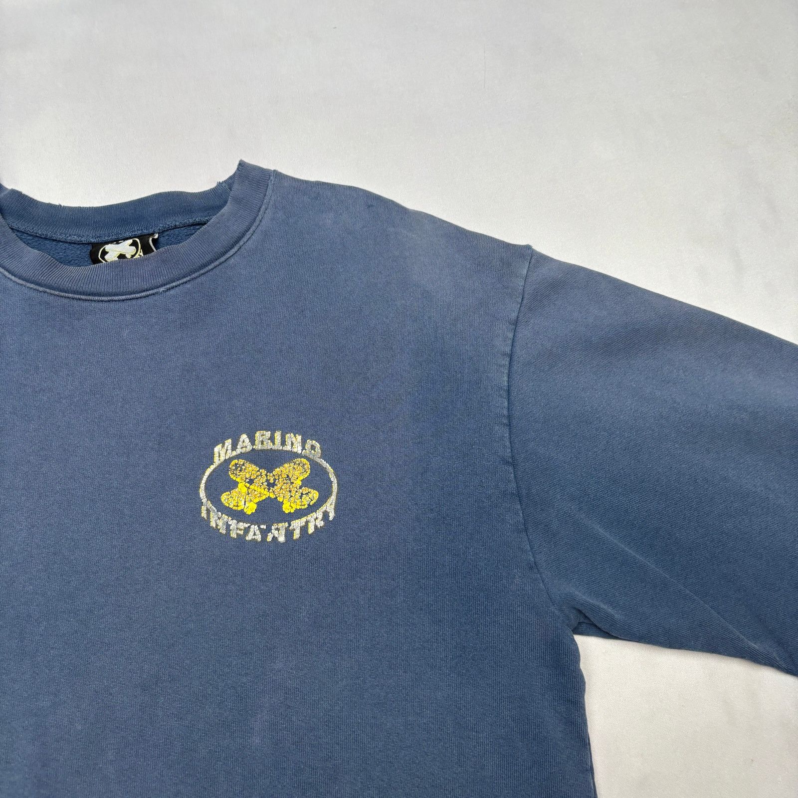 Marino Infantry Marino Infantry OG Logo Skateboard Boxy Crop Sweatshirt Crew Size US L / EU 52-54 / 3 - 4 Thumbnail
