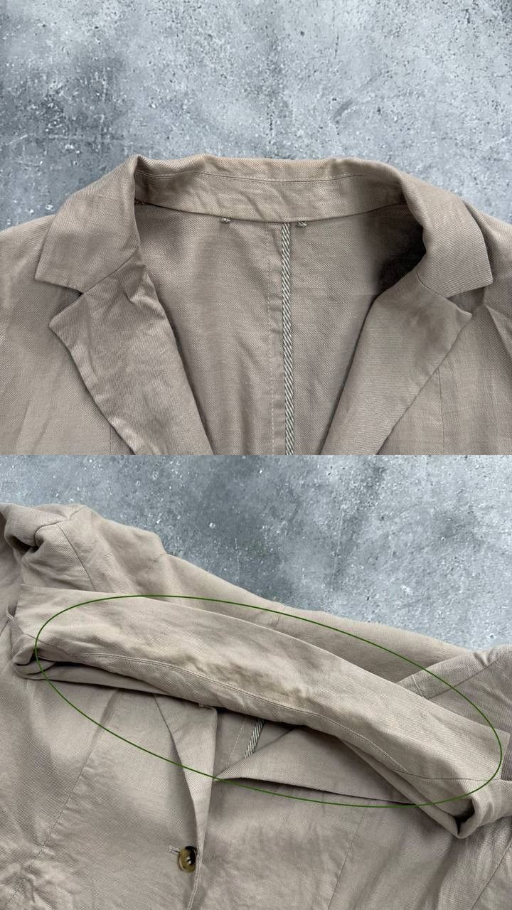 Etro ETRO Milano Two Button Linen Blazer Women’s Beige Size IT 46 Size L / US 10 / IT 46 - 19 Thumbnail