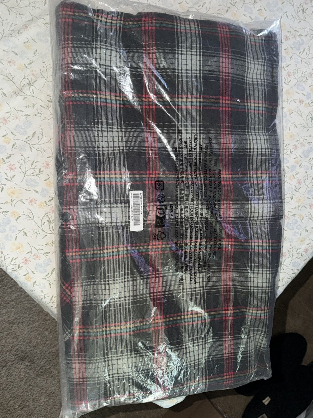 Supreme Supreme Quilted Flannel snap shirt Size US L / EU 52-54 / 3 - 4 Thumbnail