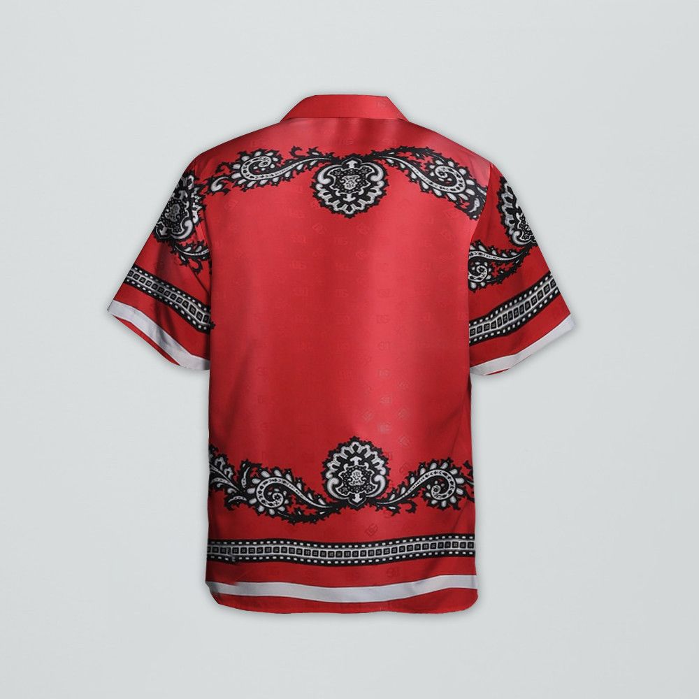 Designer Men’s Bandanna Print Shirt Size US L / EU 52-54 / 3 - 4 Thumbnail