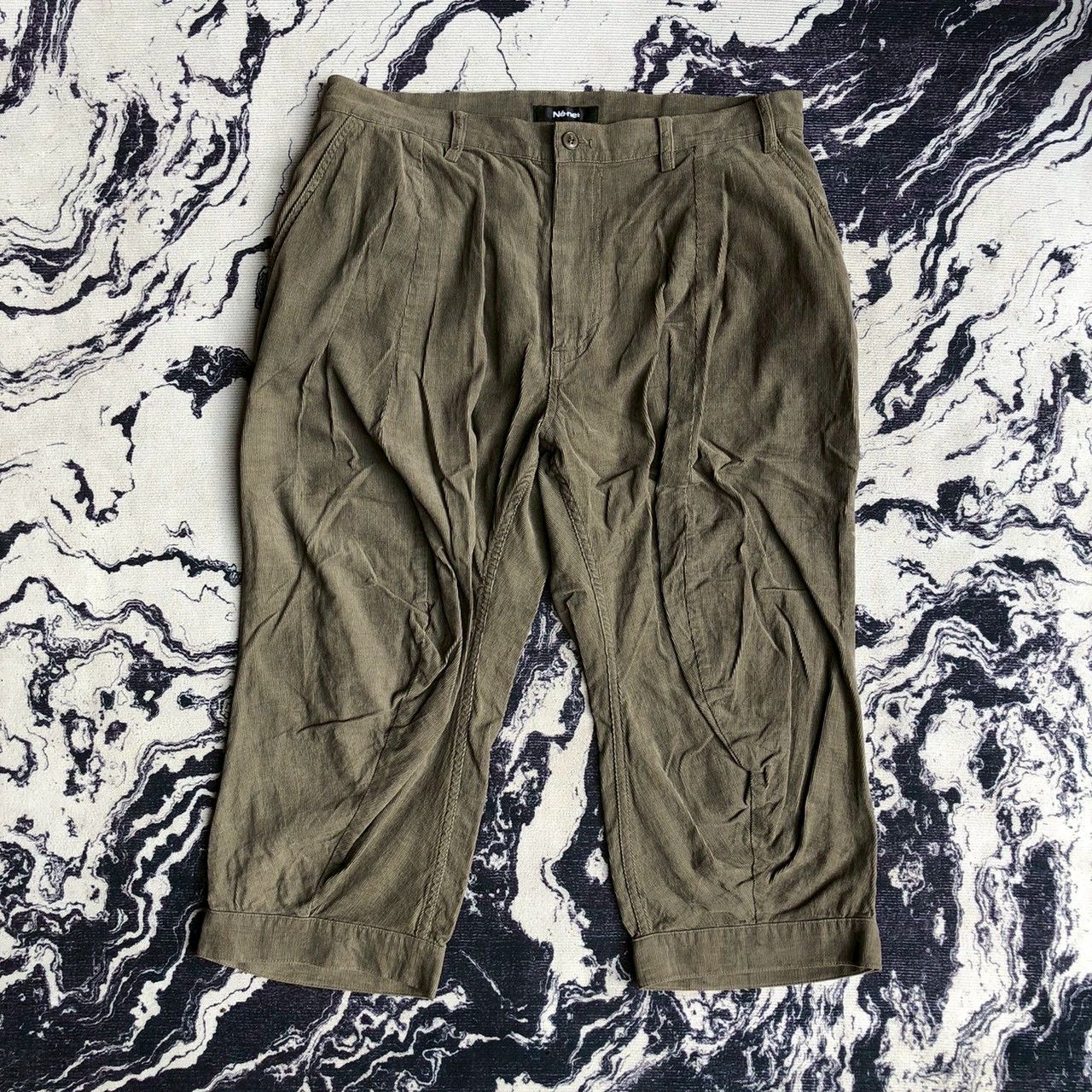 Ne-Net Ne-net by Issey Miyake Military Cropped Sherpa Pocket Pants Size US 34 / EU 50 - 3 Thumbnail