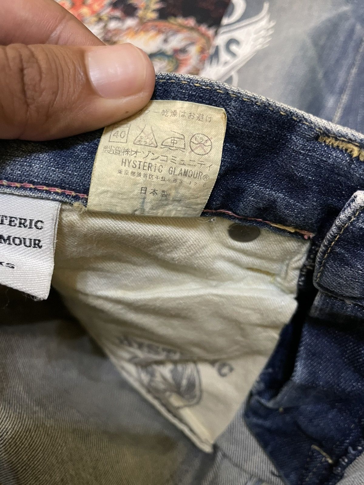 Hysteric Glamour Vintage Hysteric Glamour Punk Skinny Jeans Size 28" / US 6 / IT 42 - 10 Thumbnail