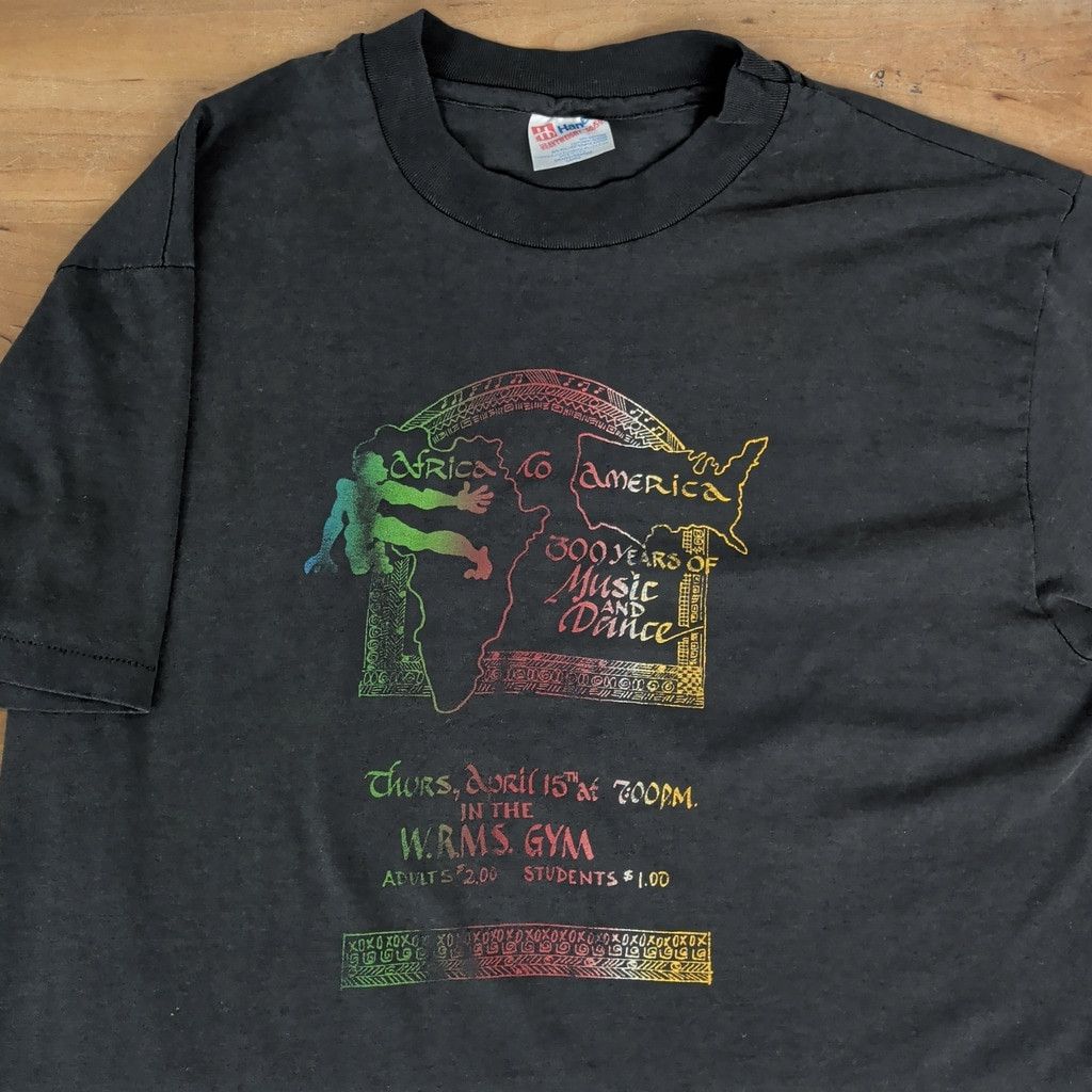 Hanes Africa To America 300 Years of Music & Dance Festival Shirt Size US L / EU 52-54 / 3 - 1 Thumbnail