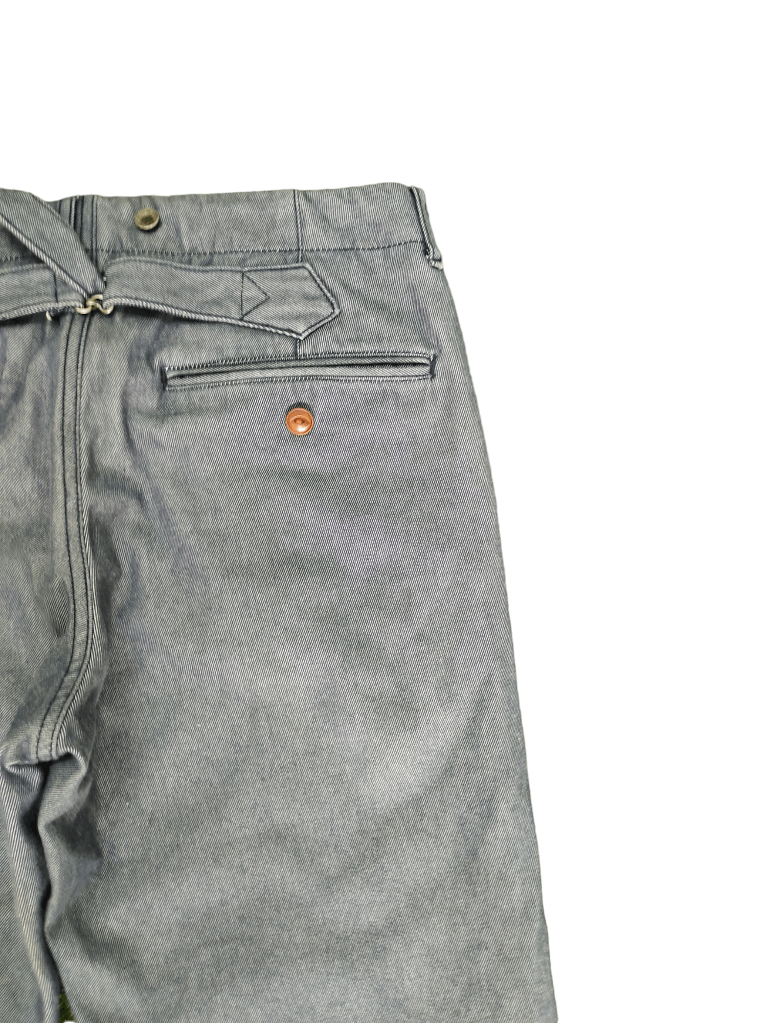 Japanese Brand Vintage Navy Buckle Back Denim Pants Inspired Wwii Size US 30 / EU 46 - 6 Thumbnail