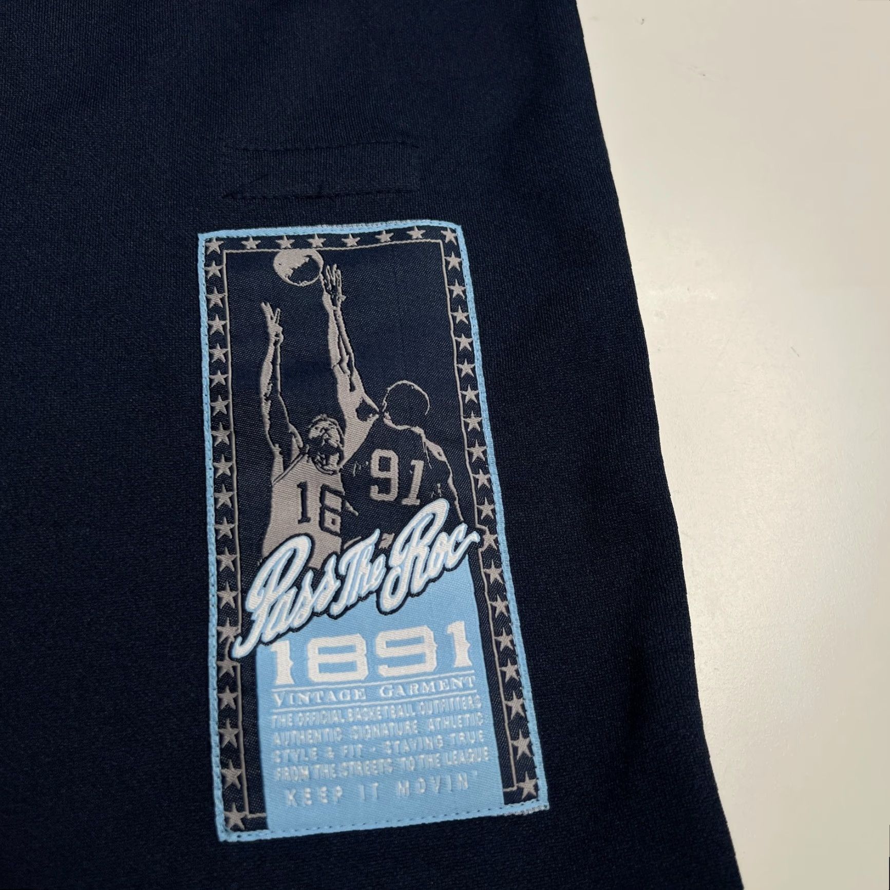 Vintage VINTAGE Pass The Roc Jersey Shirt 2XL Blue 90s Style Basketball NWT Mens Shirt Size US XXL / EU 58 / 5 - 8 Thumbnail