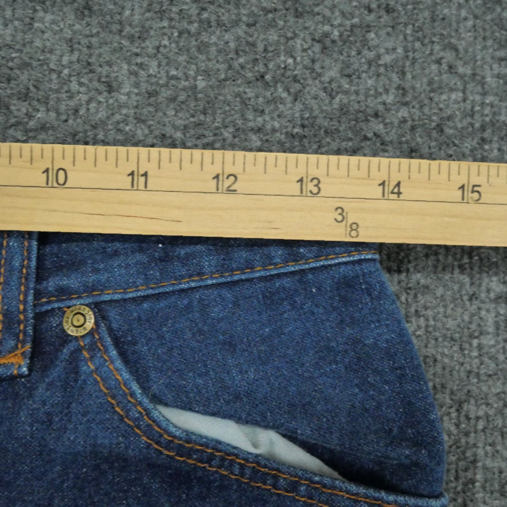 Wrangler VINTAGE Wrangler Jeans Womens 12 28x29 Blue Denim Pants Western 70s Size 28" / US 6 / IT 42 - 6 Thumbnail