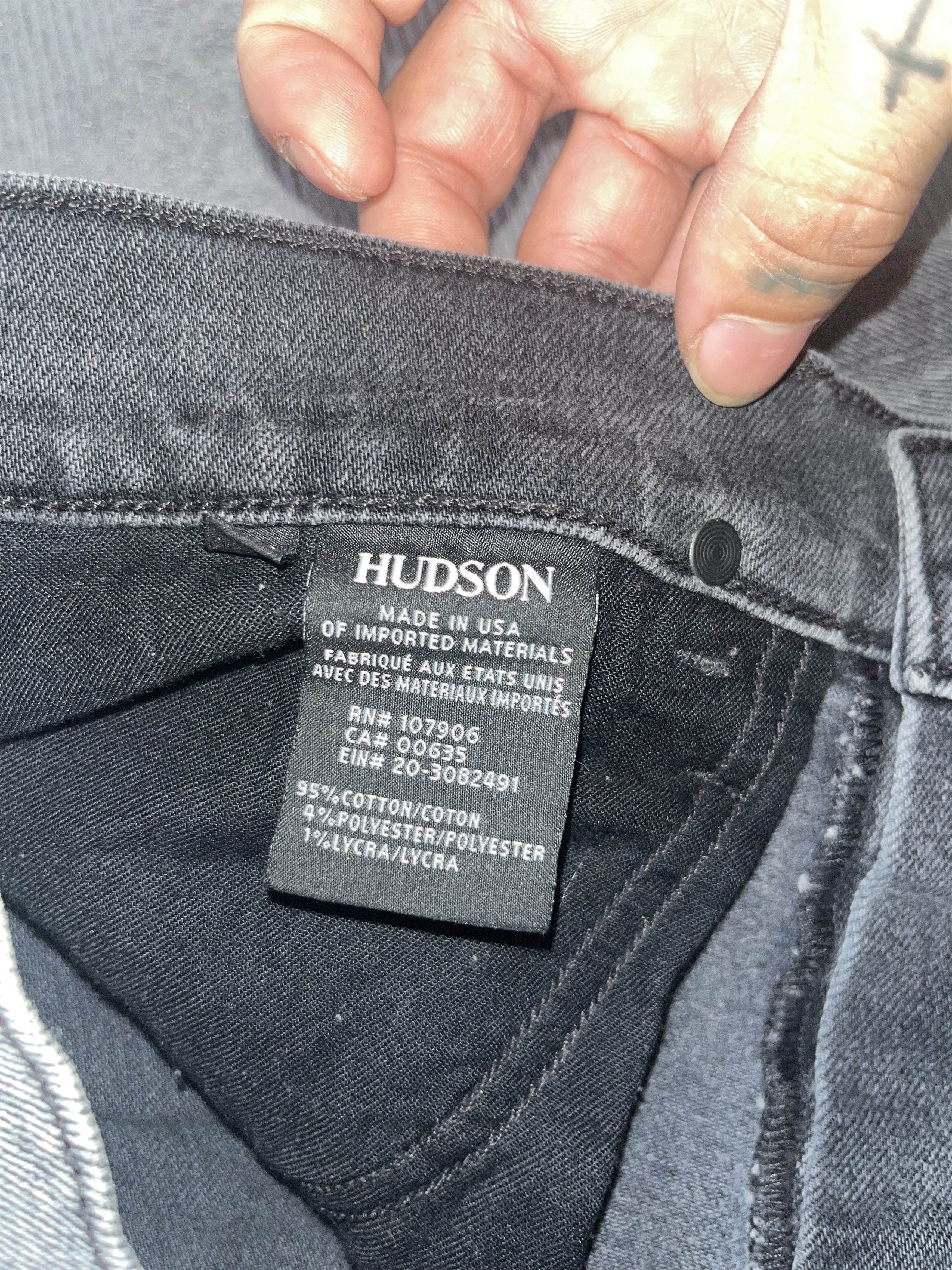 Hudson Hudson Patchwork Denim Size US 30 / EU 46 - 4 Thumbnail