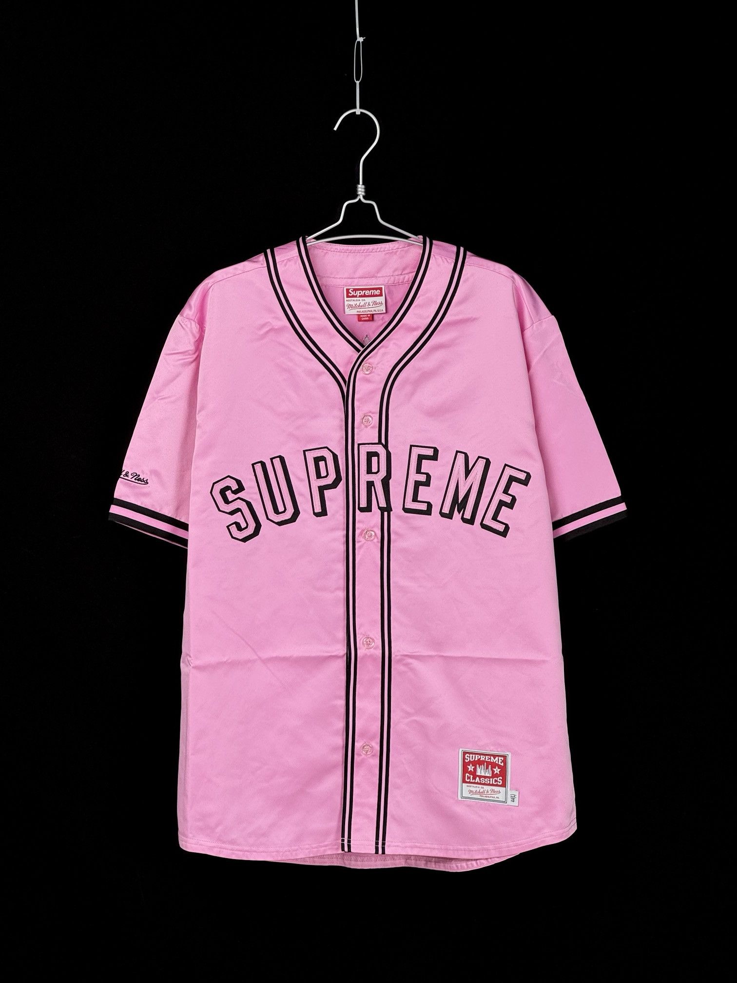 Supreme Mitchell & Ness Satin Baseball Jersey