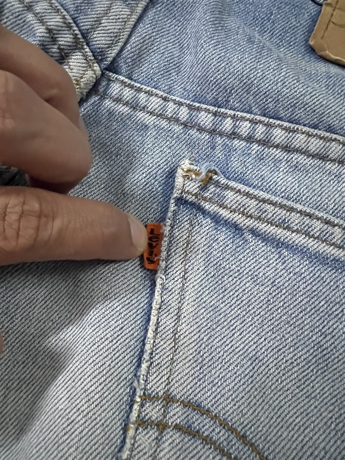 Levi's 💥Vintage Levis 515 orange Tab Mud Wash Jean Size US 28 / EU 44 - 19 Thumbnail