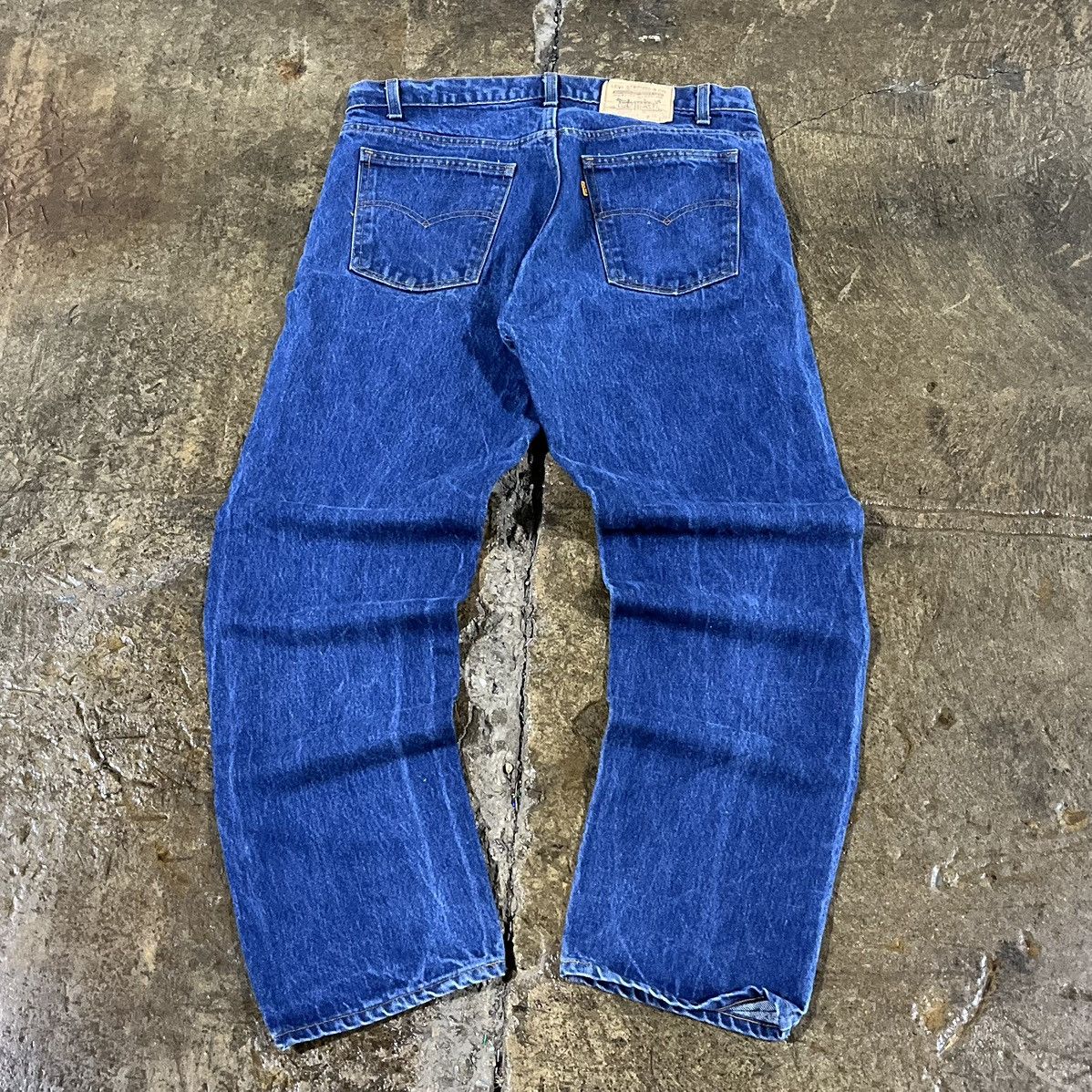 Levi's × Vintage Crazy Vintage 90s Levi's 505 Orange Tab Jeans Essential Size US 32 / EU 48 - 1 Thumbnail