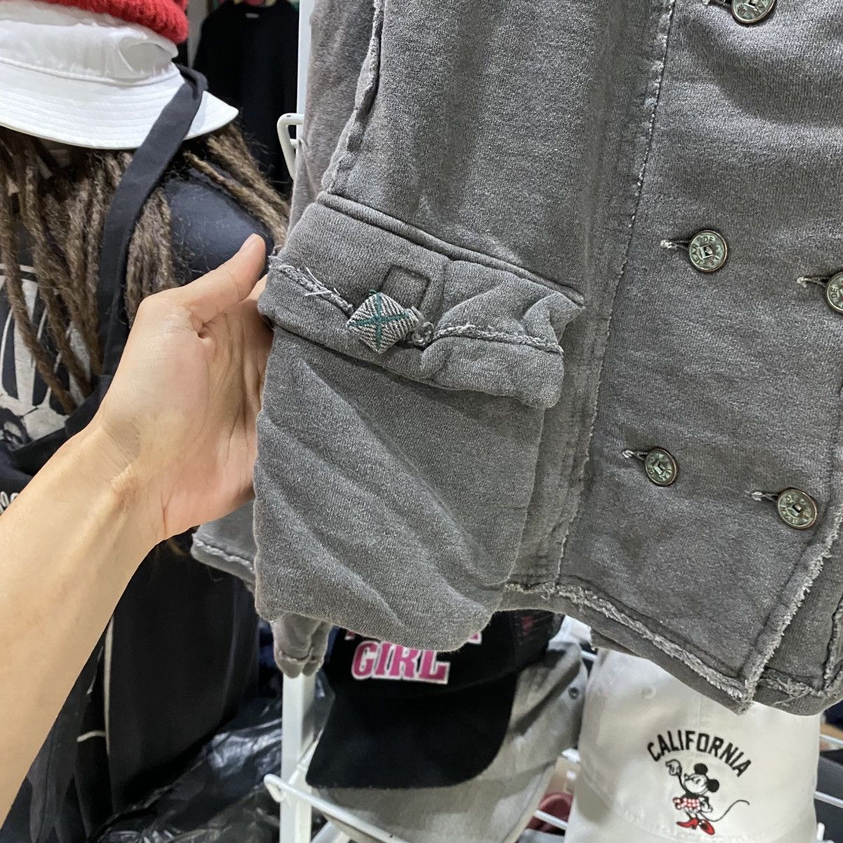 Marithe + Francois Girbaud × Vintage VINTAGE‼️Deconstructed Women’s military-style casual jacket Size S / US 4 / IT 40 - 8 Thumbnail