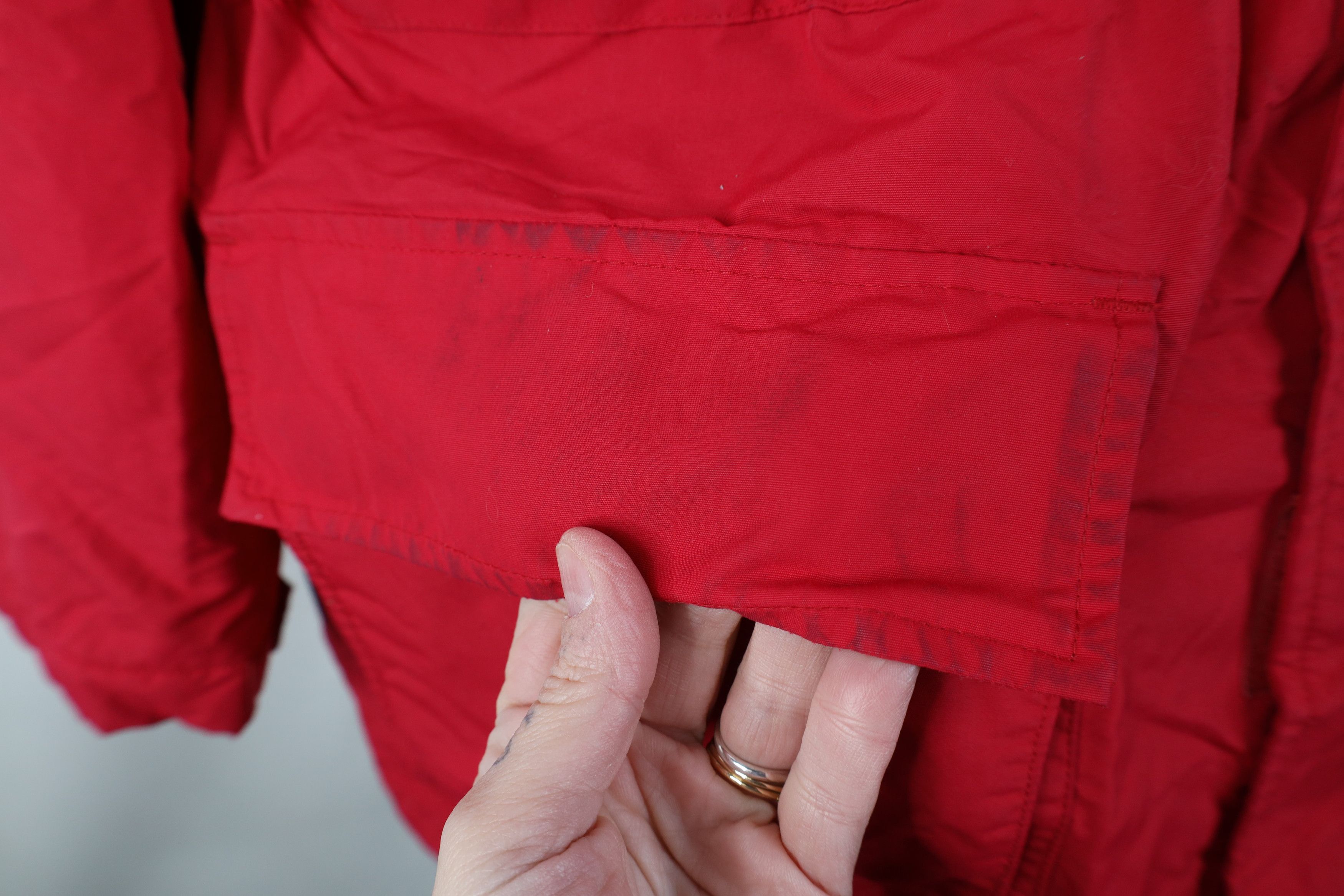 Lands' End Vintage 90s Y2K Lands End Lined Hooded Parka Jacket Coat Red Size US XL / EU 56 / 4 - 7 Thumbnail
