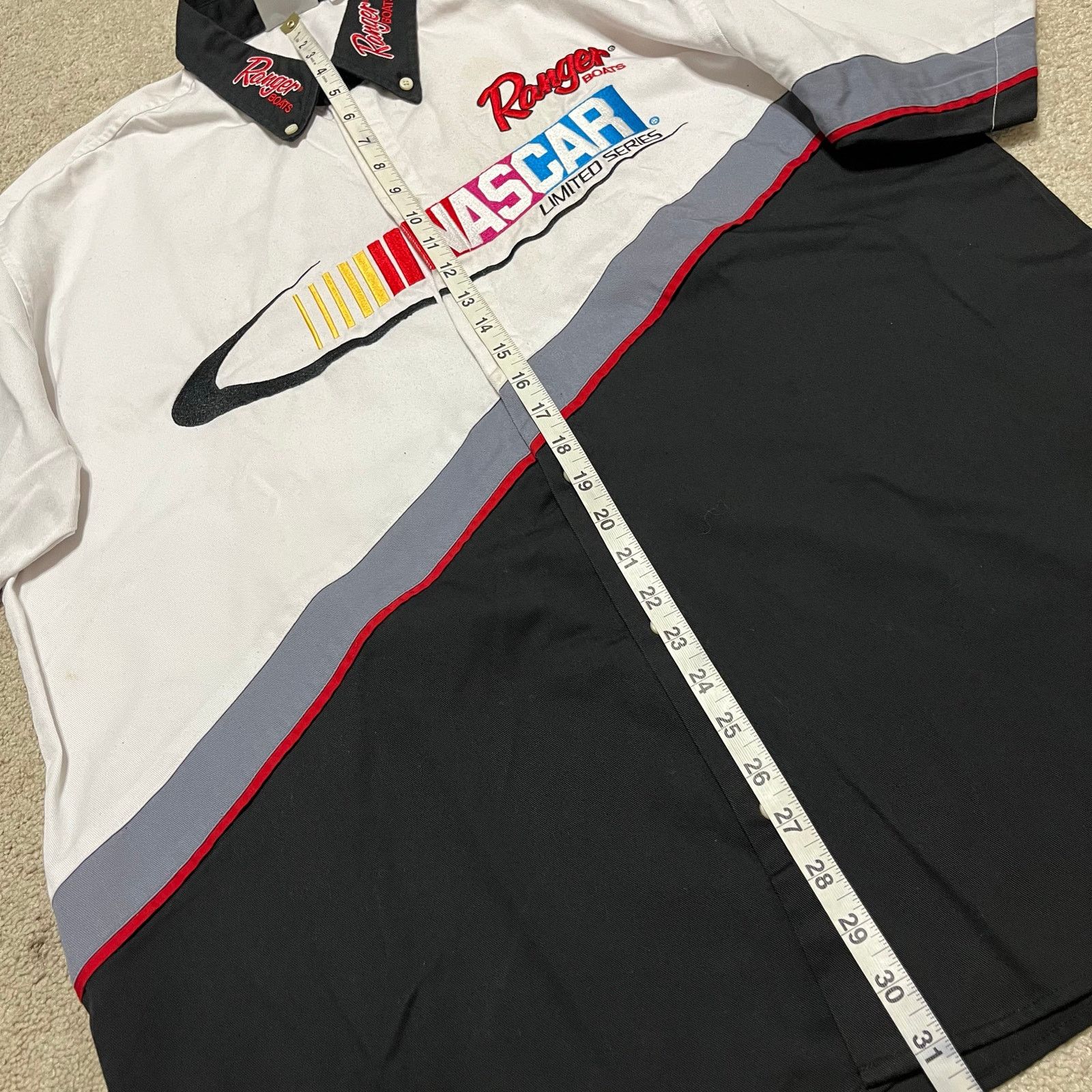 NASCAR Vintage NASCAR Racing Double Sided Embroidered Polo Shirt XL Size US XL / EU 56 / 4 - 5 Thumbnail