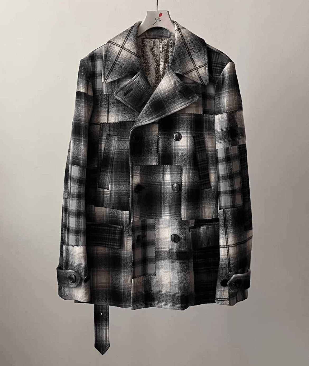 Number (N)ine Number (N)ine Sz 2 Number Nine 07AW Plaid Patches Jacket-2 Size US M / EU 48-50 / 2 - 1 Thumbnail