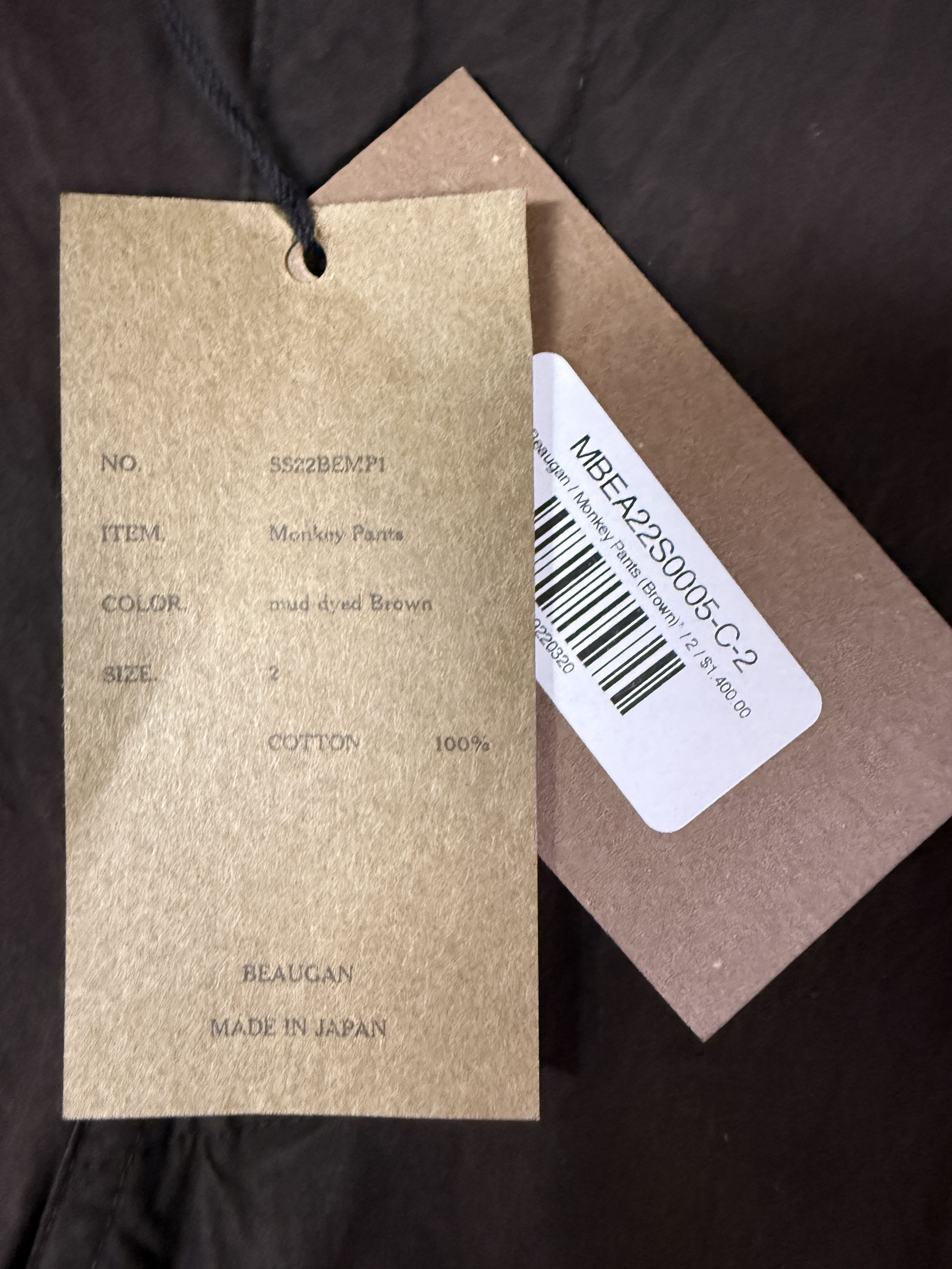 Beaugan $1400 Beaugan Brown Monkey Pants Size US 32 / EU 48 - 7 Thumbnail