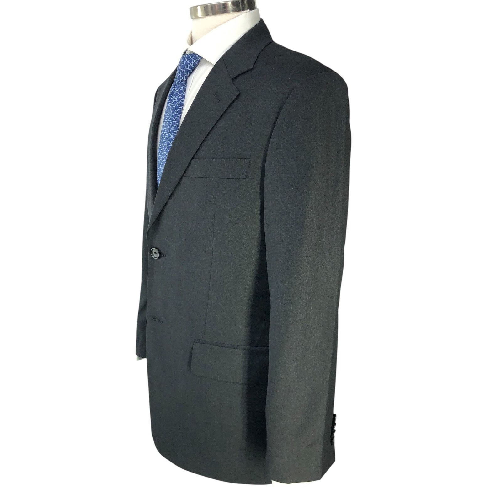 Nordstrom John W Nordstrom Size 42S Sport Coat 2 Button Charcoal Gray Size 42S - 6 Thumbnail