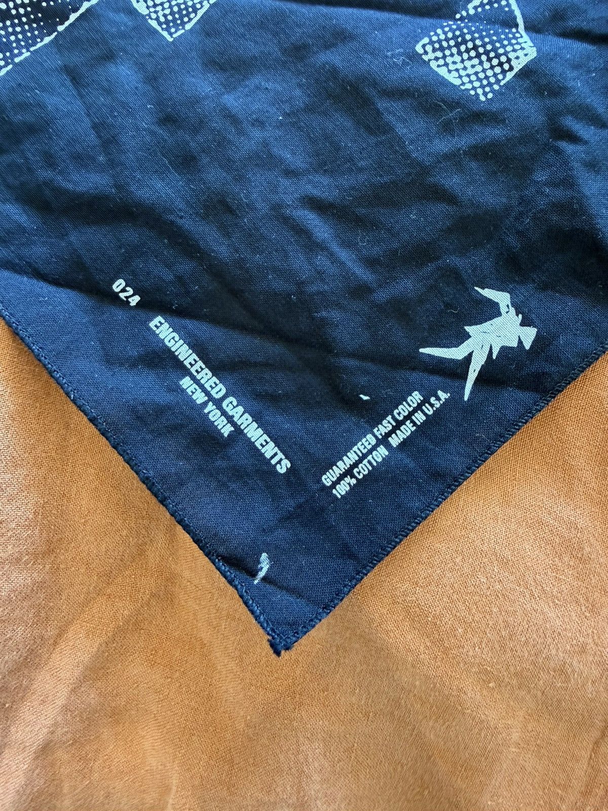 Engineered Garments Engineers Garments Navy Bandana Size ONE SIZE - 2 Thumbnail