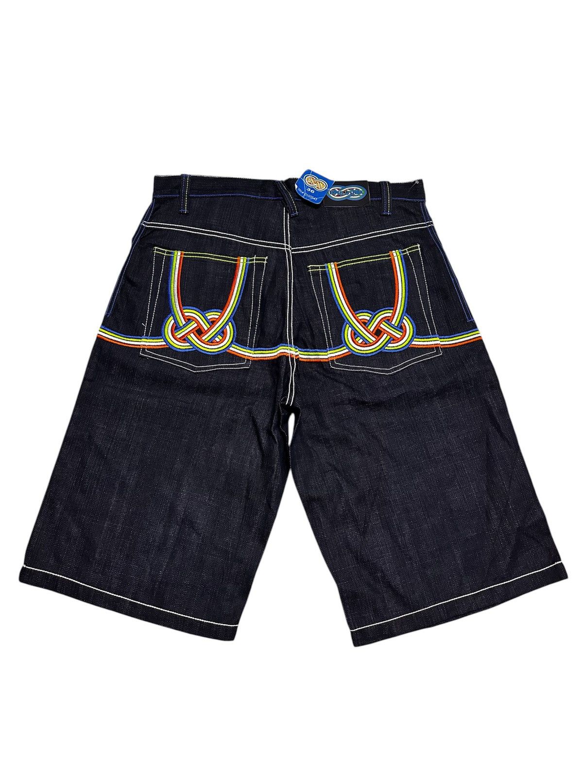 GOA 2000 Deadstock Evolution Design Jorts Y2K Jnco Goa Lgb Style Size US 36 / EU 52 - 1 Thumbnail