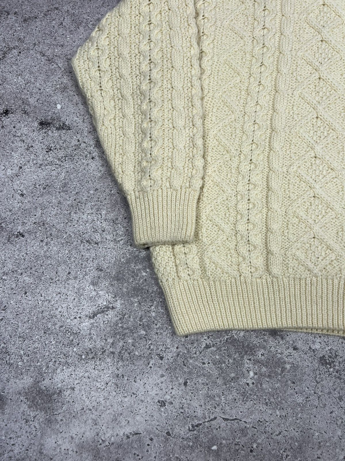 Aran Sweater Market Aran Sweater Market Women's Wool Knit Sweater Size M / US 6-8 / IT 42-44 - 13 Thumbnail