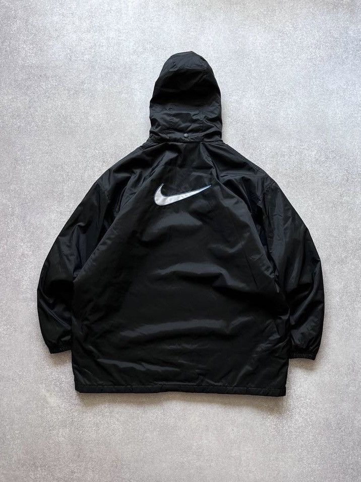 VINTAGE NIKE WINDBREAKER JACKET SMALL S MENS HOODIE PUFFER sold BIG SWOOSH TRAVIS AIR