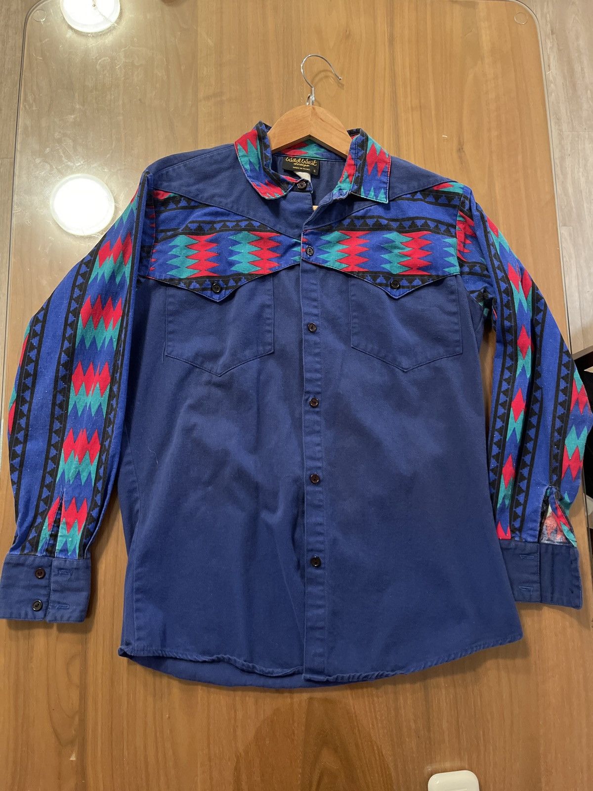 Vintage Funky Western Button Down Size US S / EU 44-46 / 1 - 1 Thumbnail