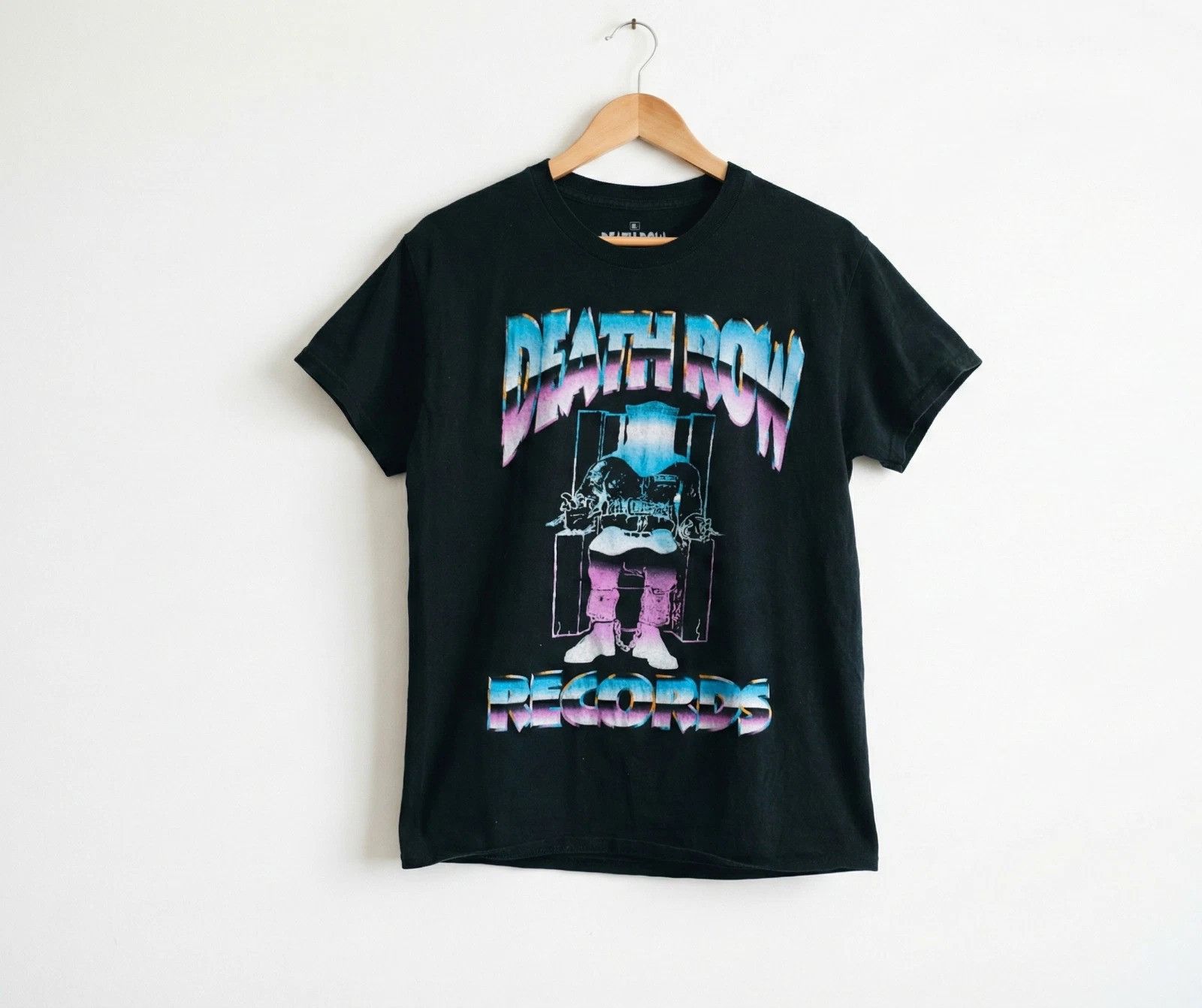 Death Row Records Death Row Records Electric Chair Tee Black Cotton S Ripple Size S / US 4 / IT 40 - 1 Thumbnail