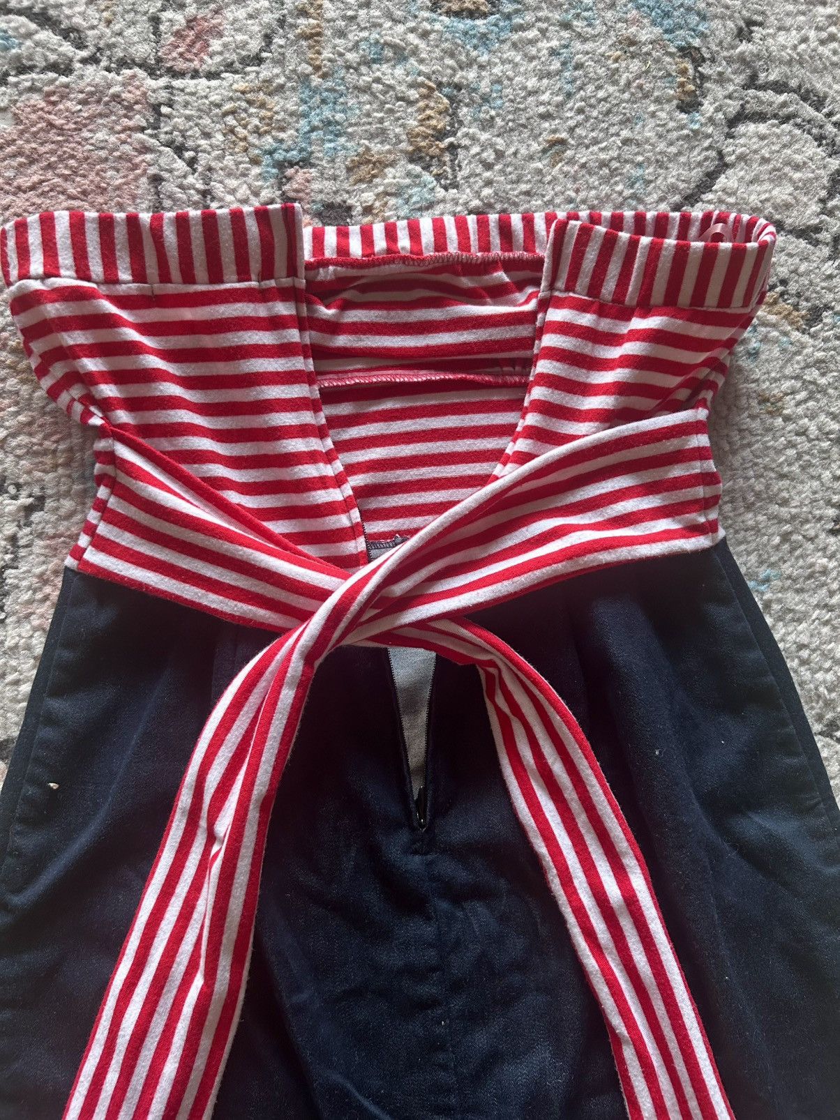 Other Charlotte Russe Red and White Striped Top Size S / US 4 / IT 40 - 5 Thumbnail