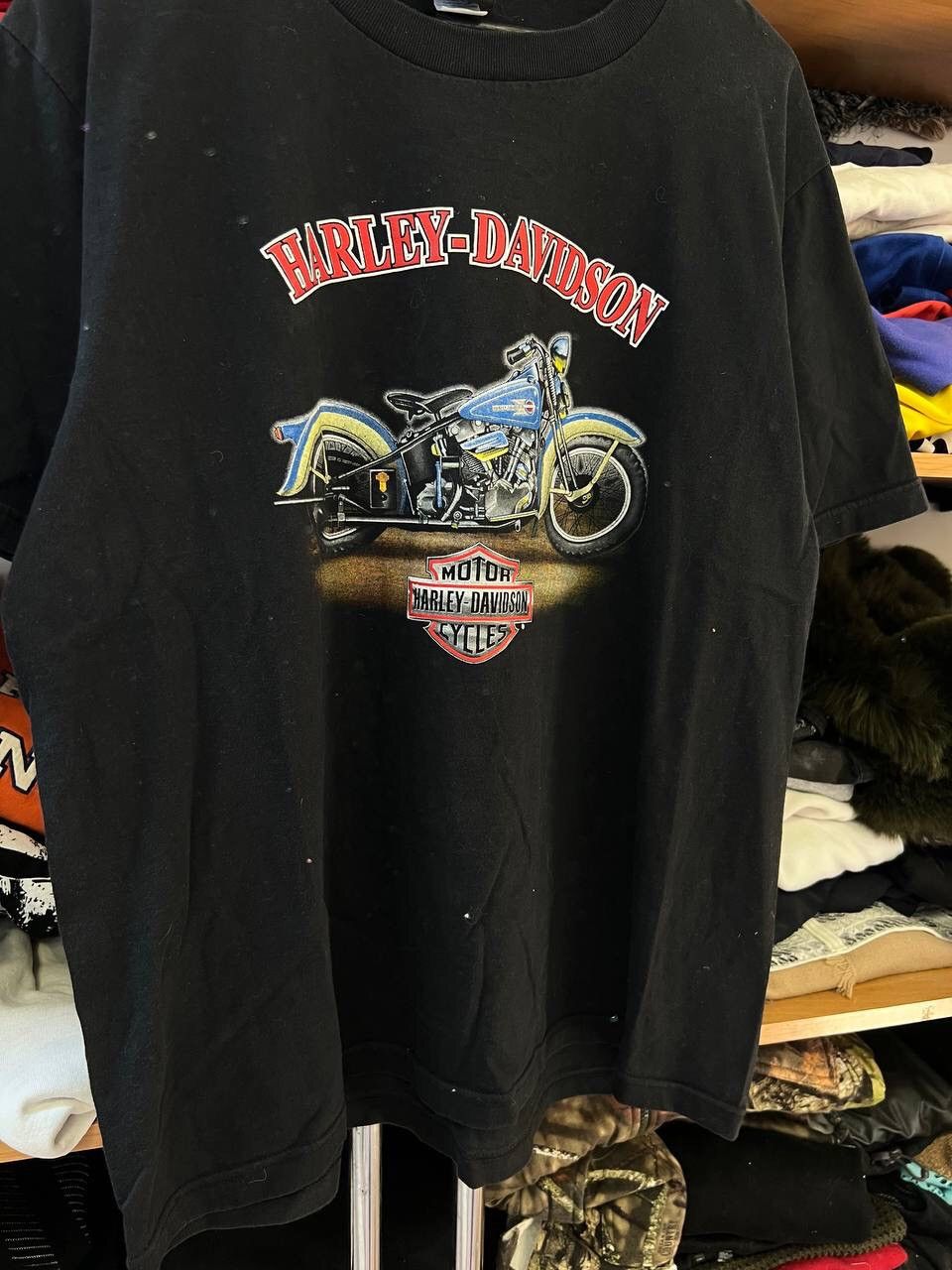 Harley Davidson × Vintage 2000s Harley Davidson Vintage T-Shirt Size US XL / EU 56 / 4 - 4 Thumbnail