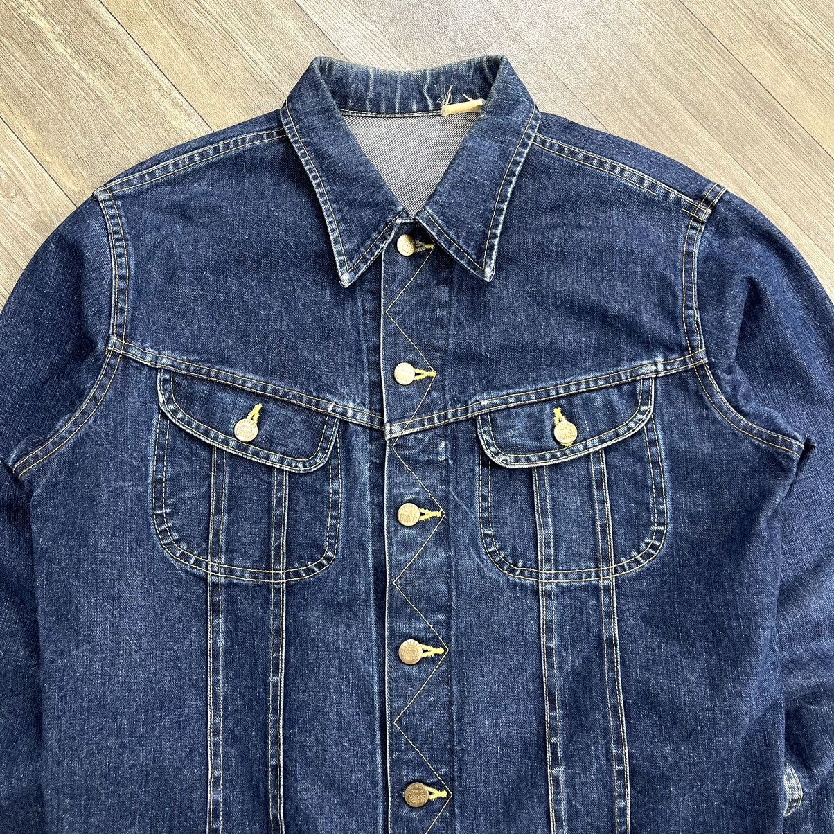Japanese Brand × Sugar Cane × Toyo Enterprises Vintage Inferno Basics by Sugar Cane Selvedge Denim Jacket Size US L / EU 52-54 / 3 - 3 Thumbnail