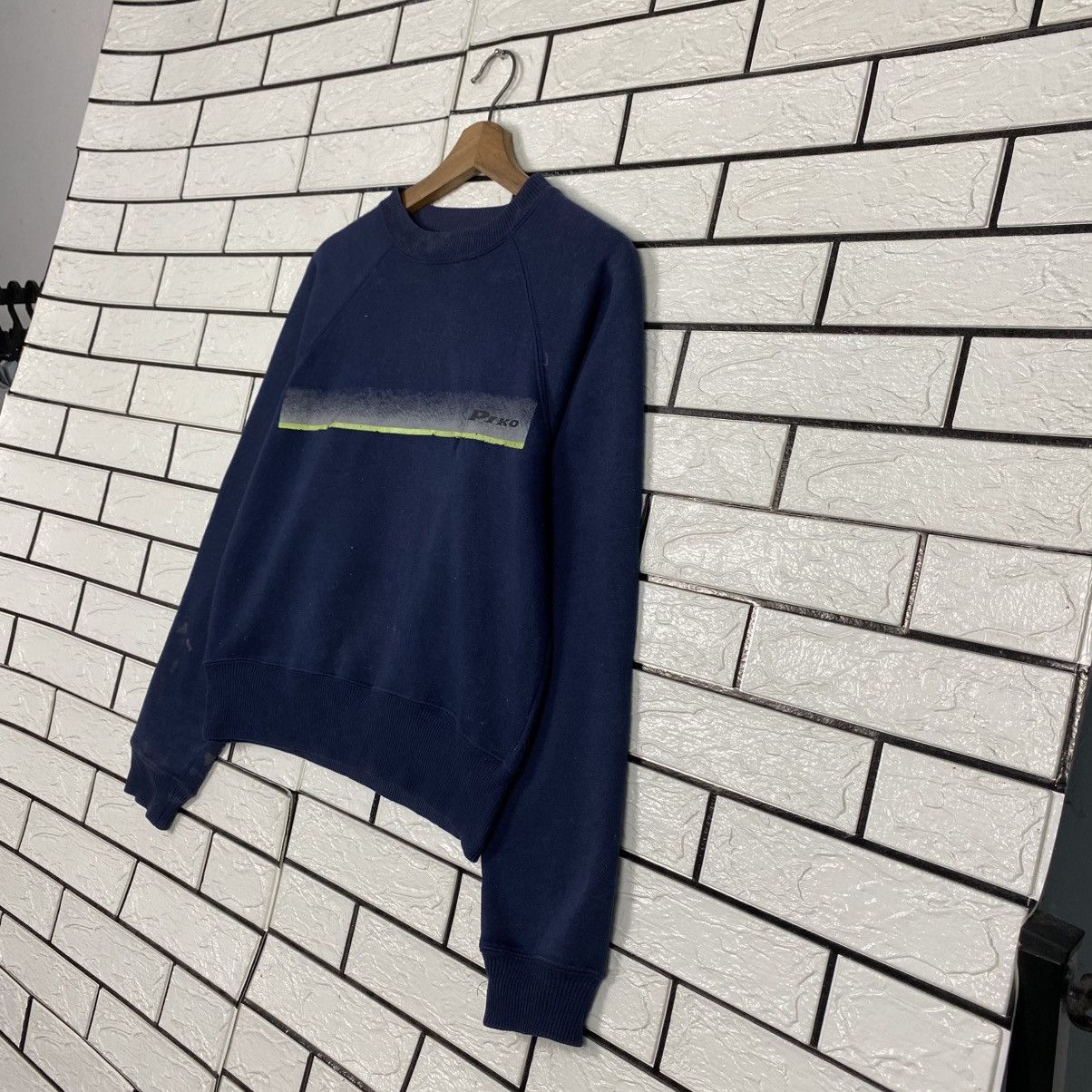 Japanese Brand Vintage Sweatshirt Piko Hawaii Big Logo Striped Size US M / EU 48-50 / 2 - 3 Thumbnail