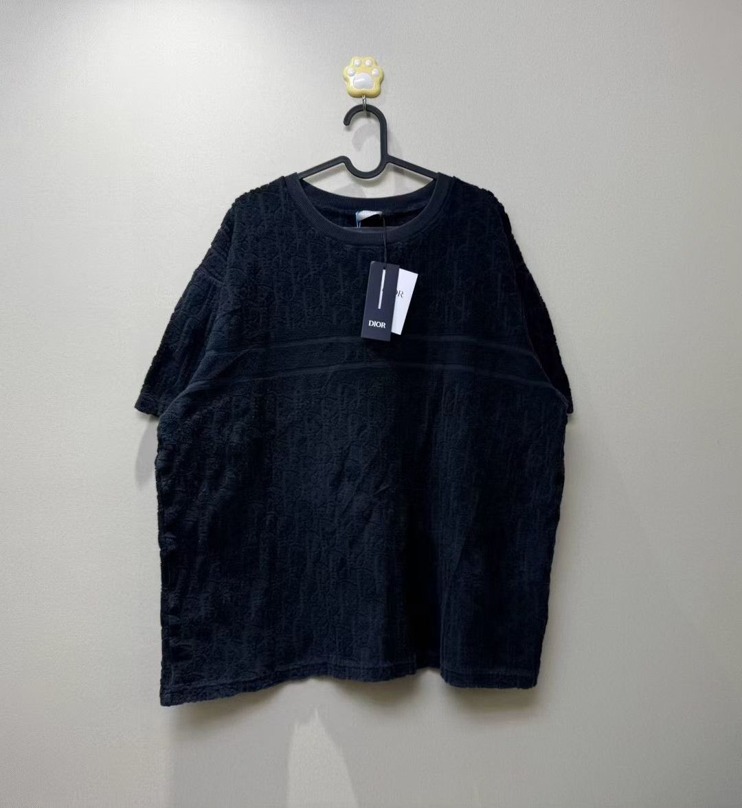 Dior DIOR Blue Logo Towel Short Sleeve Size US XXL / EU 58 / 5 - 1 Thumbnail