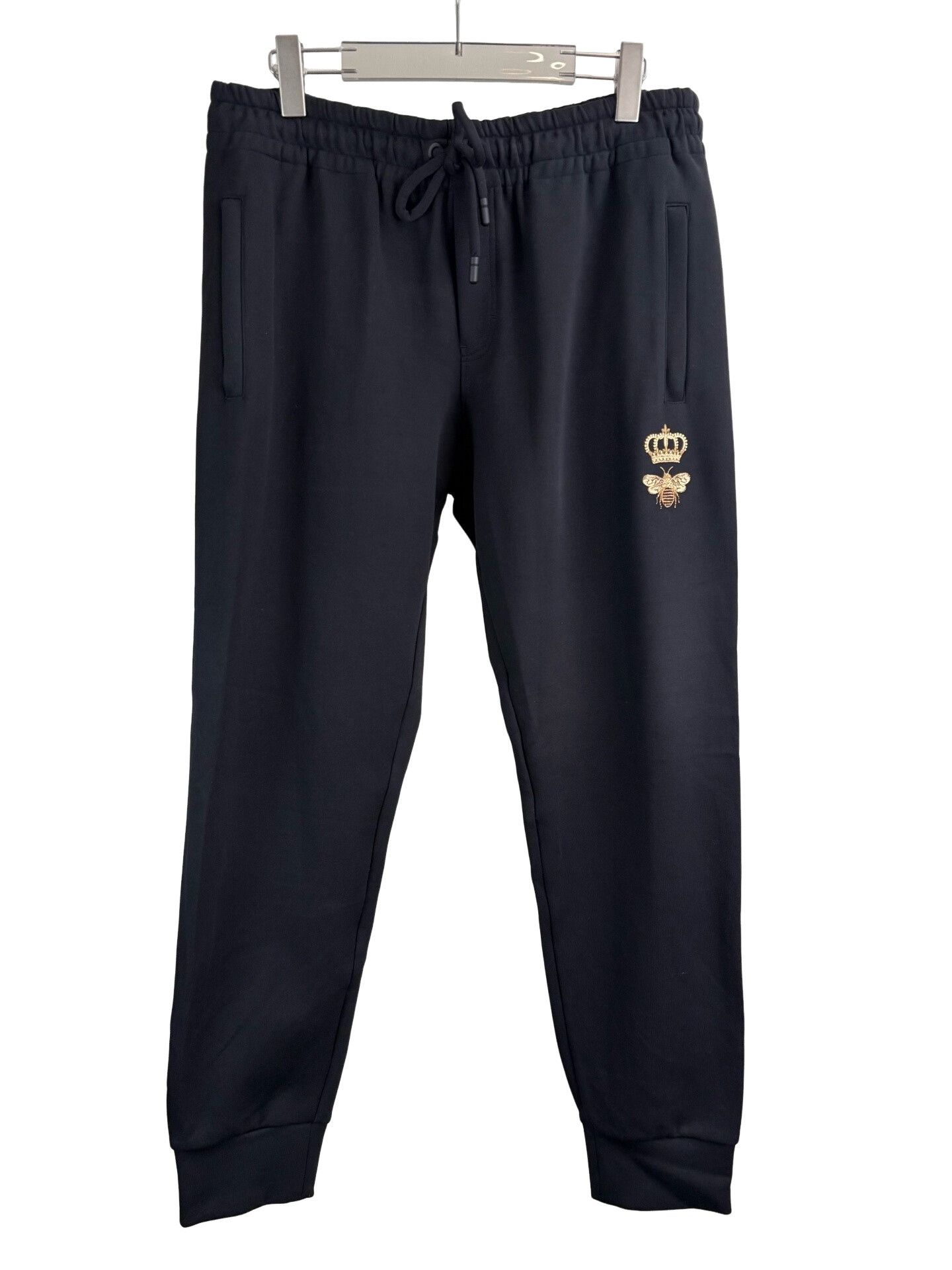 Dolce & Gabbana Dolce & Gabbana Crown Bee Embroidered Sweatpants 52 Size US 36 / EU 52 - 1 Thumbnail