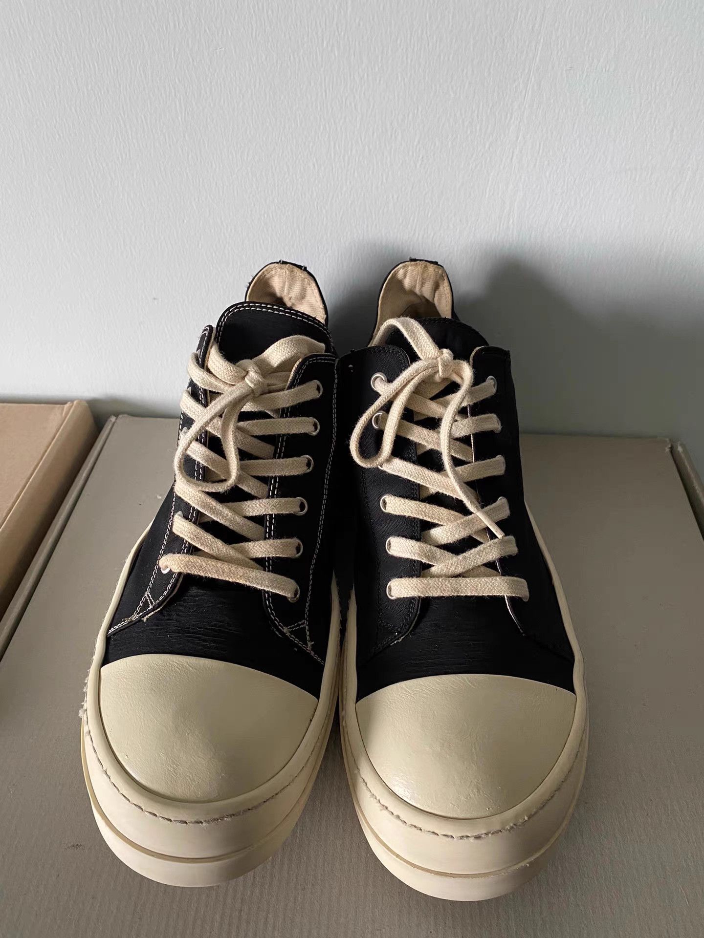 Rick Owens Rick Owens DRKSHDW satin low top sneakers Size US 11 / EU 44 - 3 Thumbnail