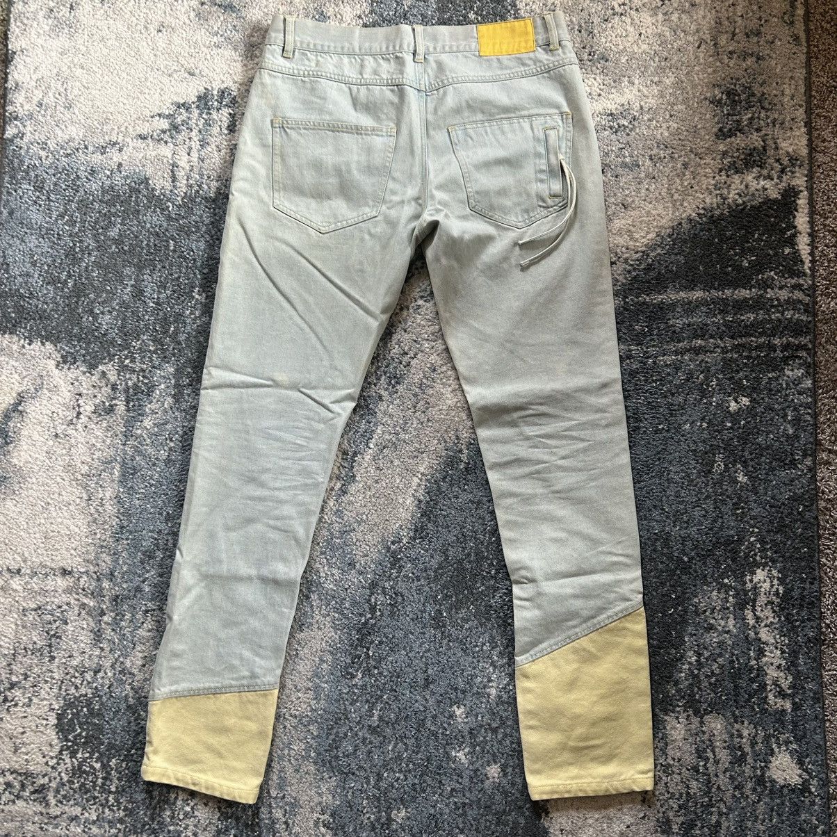 C2H4 Spring Summer 17 Sour Bullet Patchwork Paneled Bleach Denim Size US 33 - 1 Thumbnail