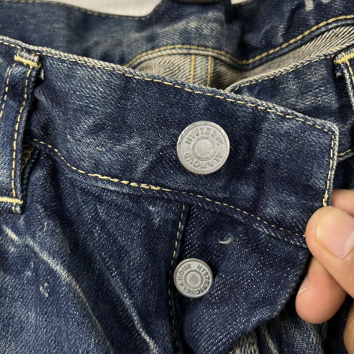 Designer × Hysteric Glamour × Japanese Brand RARE Hysteric Glamour Detroit Selvedge Denim Size US 32 / EU 48 - 8 Thumbnail