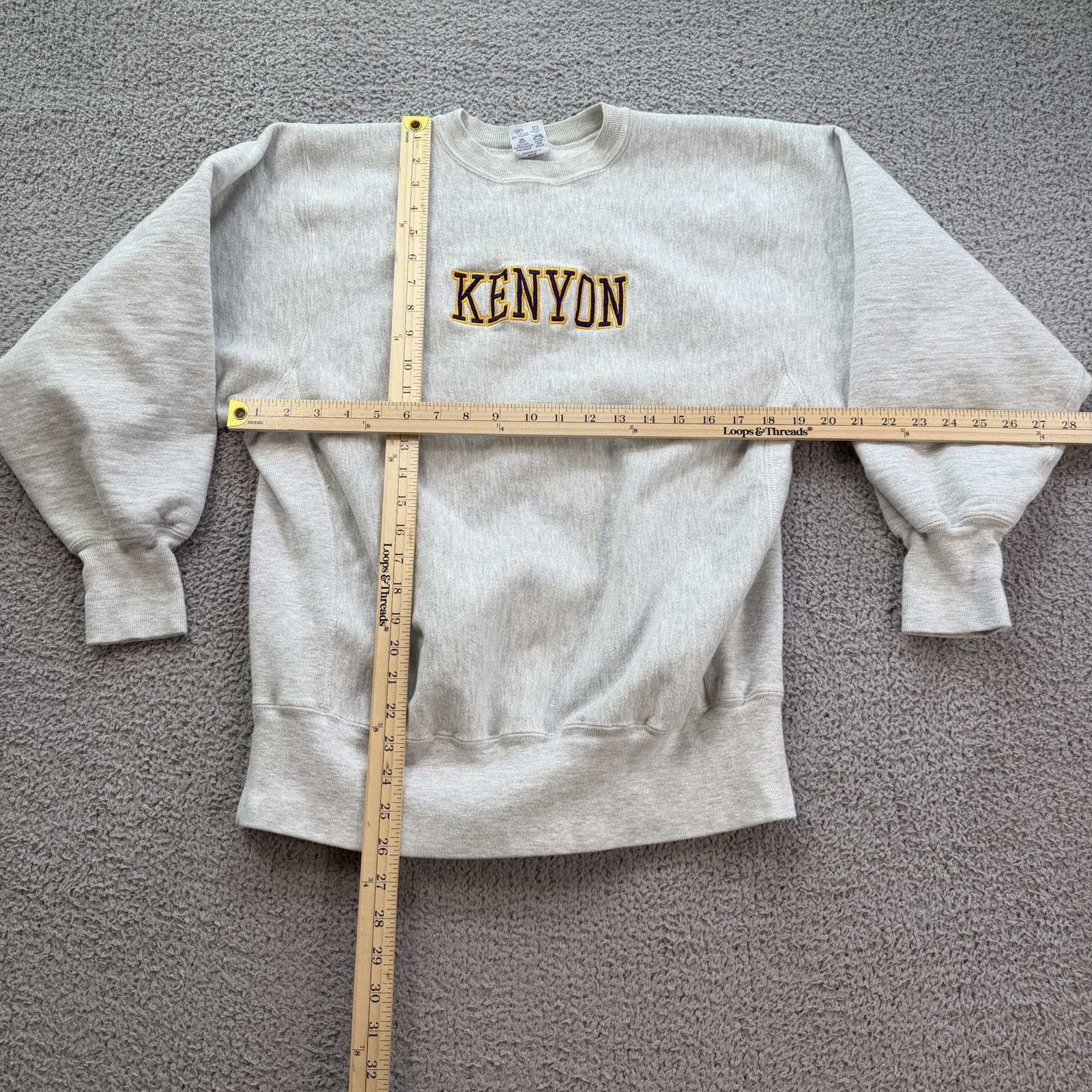 Champion Vintage Kenyon College Champion Reverse Weave Sweatshirt L Size US L / EU 52-54 / 3 - 3 Thumbnail