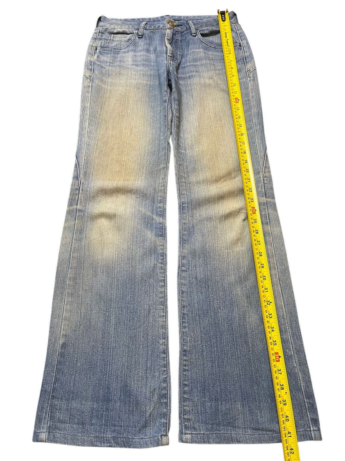 Tornado Mart Vintage Japanese Brand Mud Wash Style Wide Leg Baggy Jeans Size US 30 / EU 46 - 12 Thumbnail